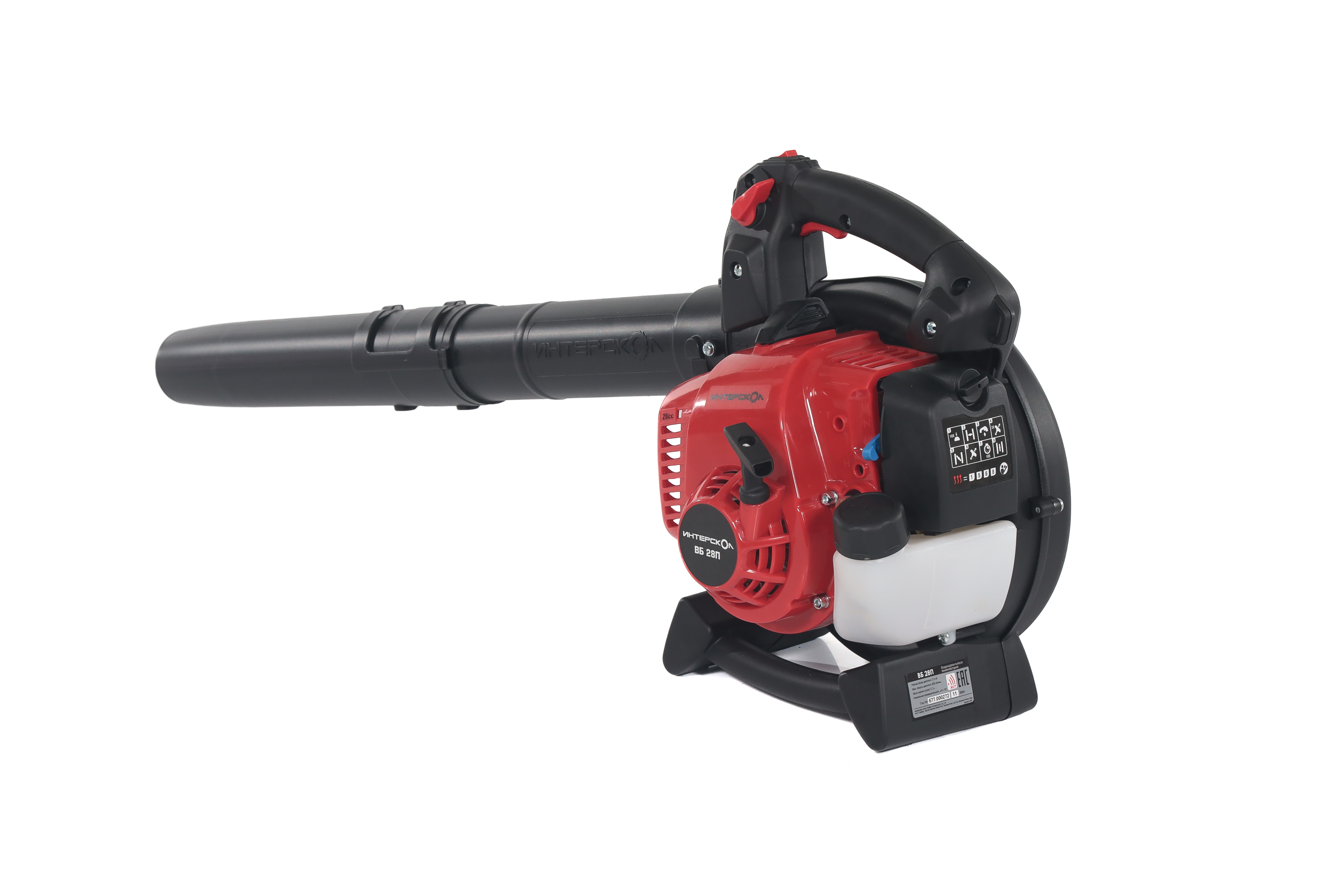 Воздуходувка бензиновая ИНТЕРСКОЛ ВБ 28П, 0.8 кВт, 752 м³/ч (677.0.0.70)