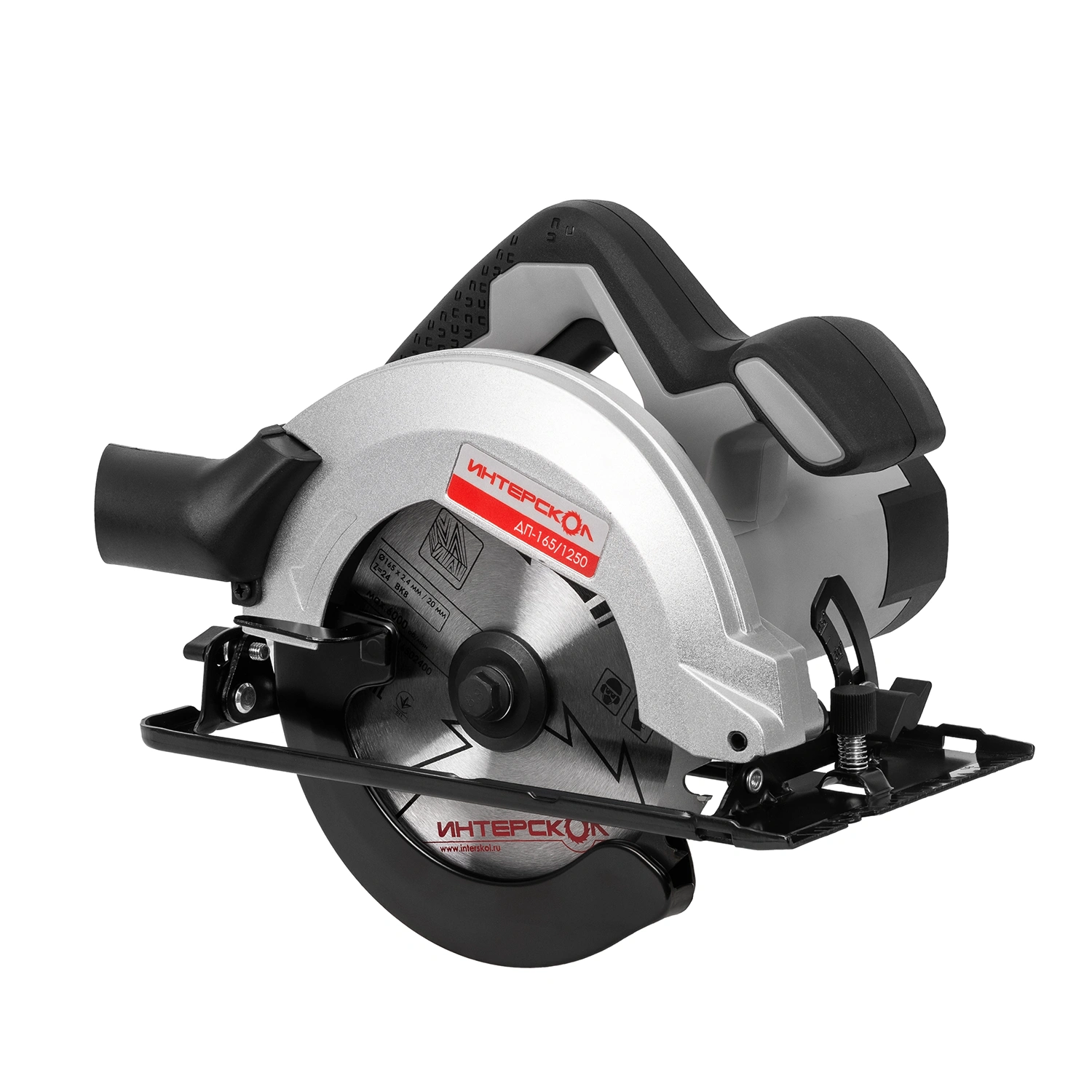 Дисковая пила ИНТЕРСКОЛ ДП-165/1250, 1250 Вт, 165 мм, 5500 об/мин (682.0.0.00)