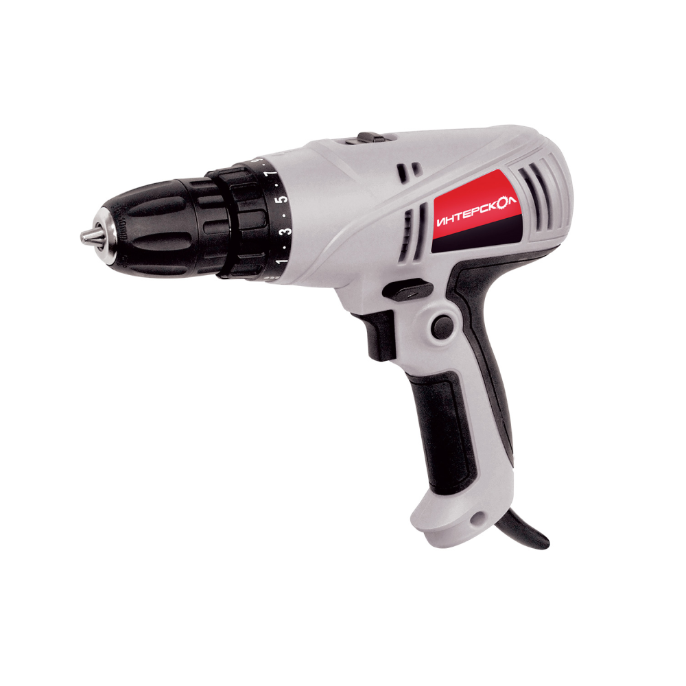 Дрель-шуруповерт ИНТЕРСКОЛ ДШ-10/260Э2, 260 Вт, 1800 об/мин (211.1.1.00)