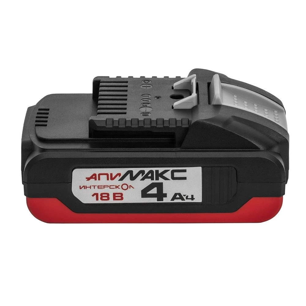 Бесщеточный аккумуляторный строительный фен ИНТЕРСКОЛ ФЭА-200/18В, 550°С, 200 л/мин, с АКБ 4 Ач и ЗУ, 764.0.0.70