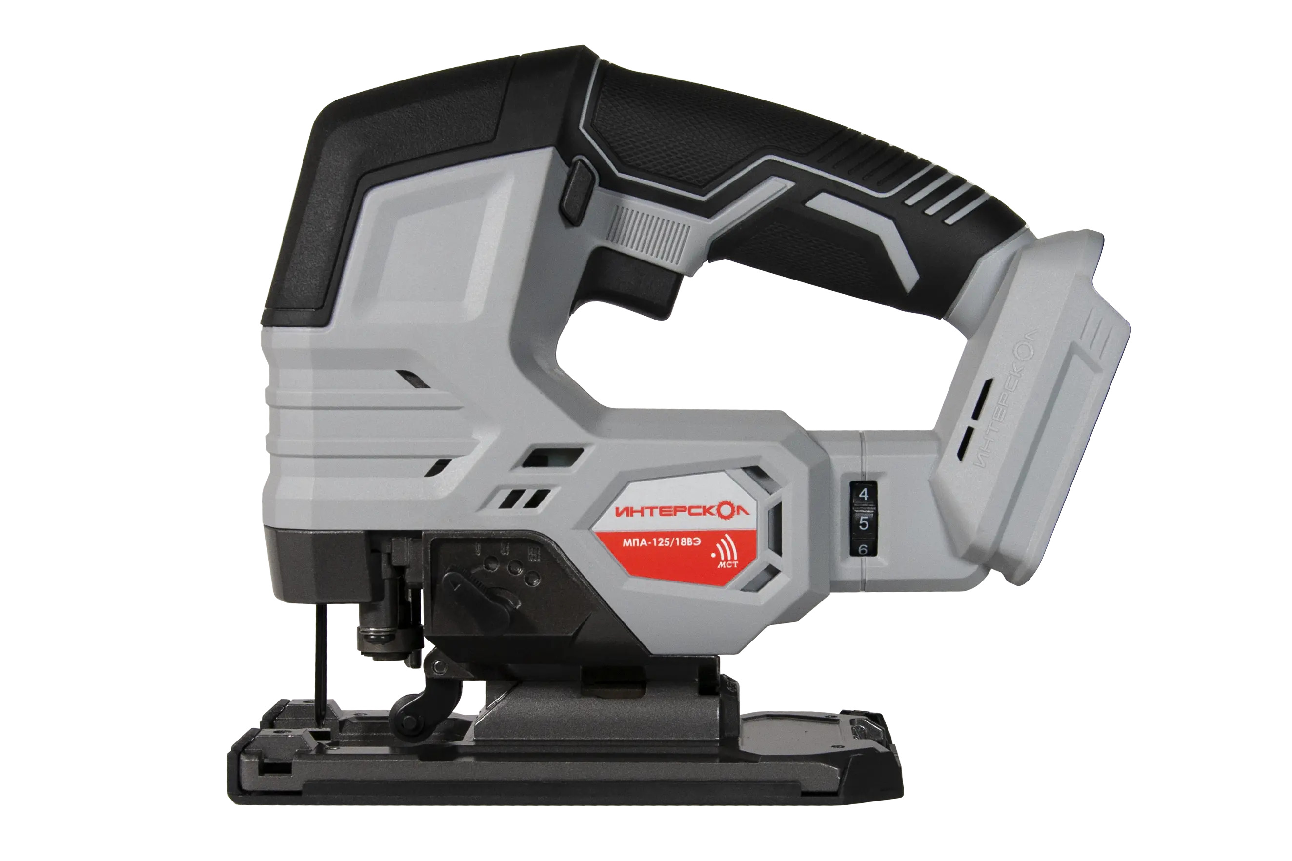 Аккумуляторный лобзик ИНТЕРСКОЛ МПА-125/18ВЭ, 18 В, 3000 ход/мин, 26 мм, без АКБ и ЗУ (939.0.0.70)