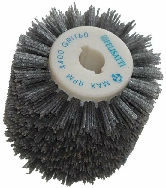 Щетка для брашировки нейлон с абразивом Felisatti ИНТЕРСКОЛ 110x100 мм, 927490170