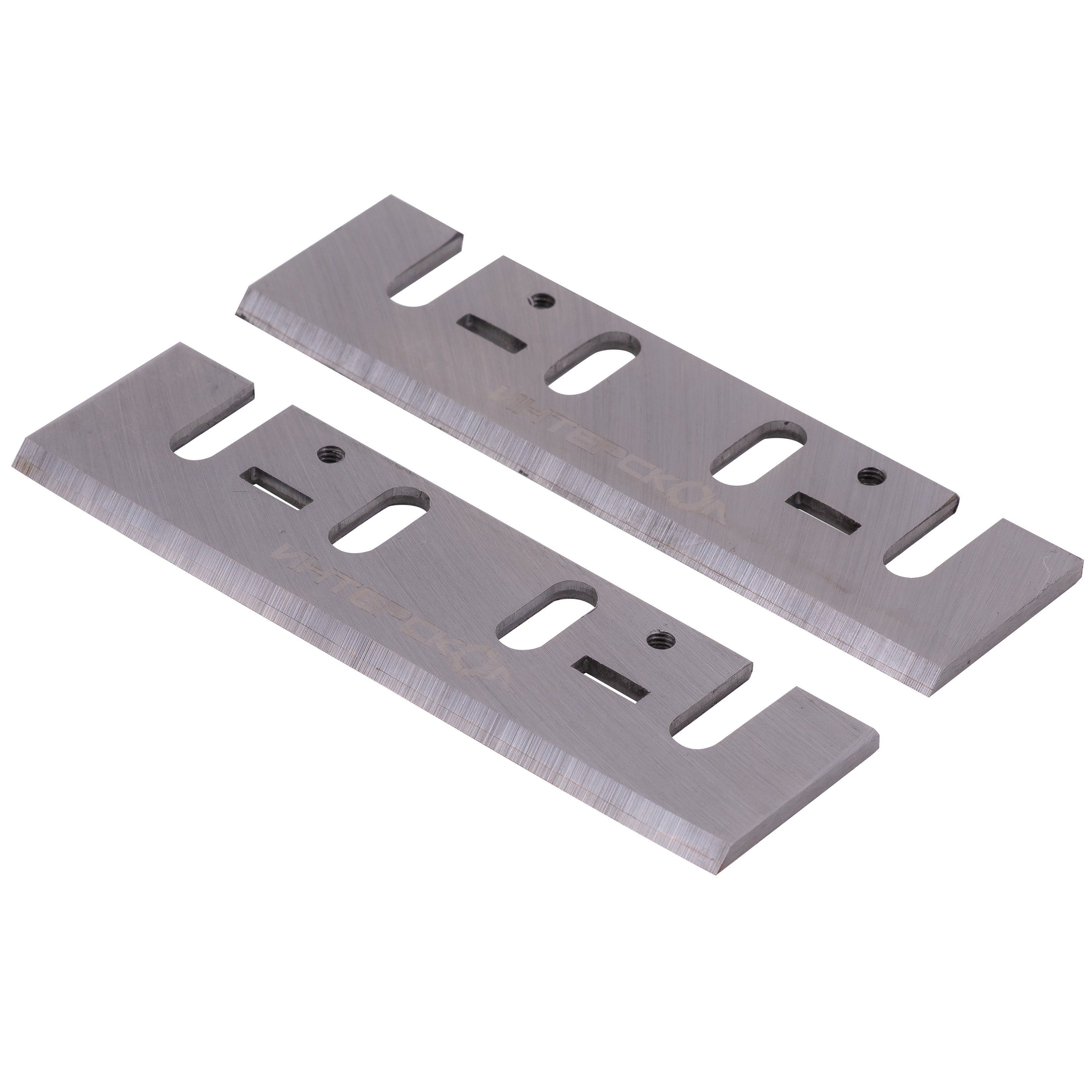 Нож для электрорубанка ИНТЕРСКОЛ, из углеродистой стали HCS, 110x30x3 мм, 2 шт., 32330.110