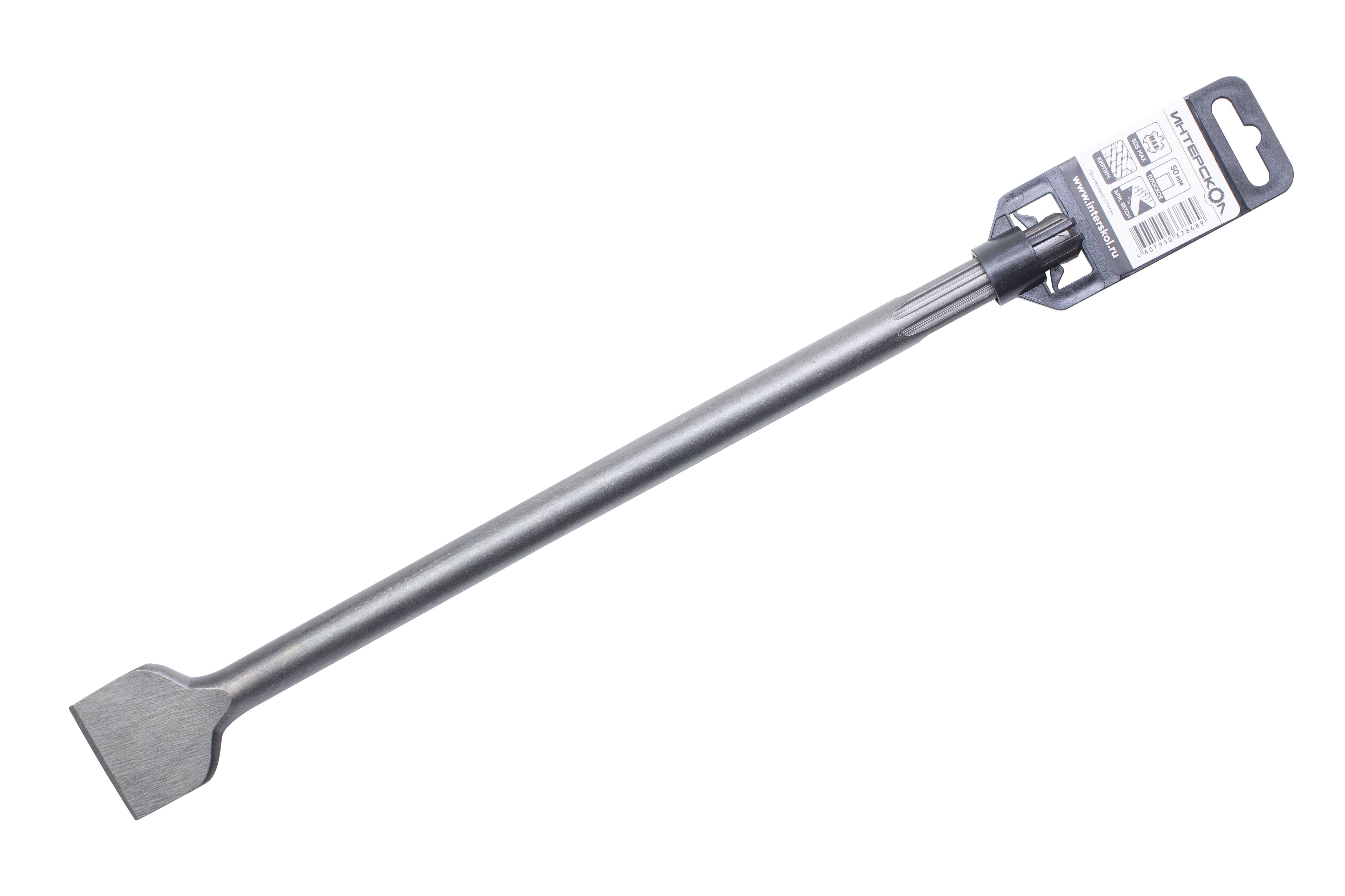 Долото ИНТЕРСКОЛ, плоское, SDS-Max, 50x400 мм, 16118.450