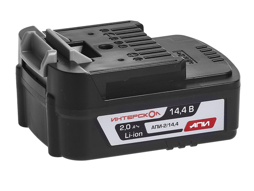 Аккумуляторный слайдерный блок ИНТЕРСКОЛ АПИ-2/14,4, Li-Ion, 14.4 В, 2 Ач, 1 шт. (2400.018)