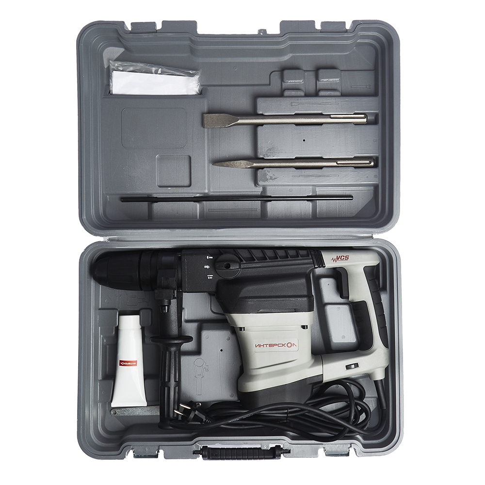 Перфоратор ИНТЕРСКОЛ П-40/1100ЭВ, 1100 Вт, 10 Дж, 3200 уд/мин (519.0.0.00)