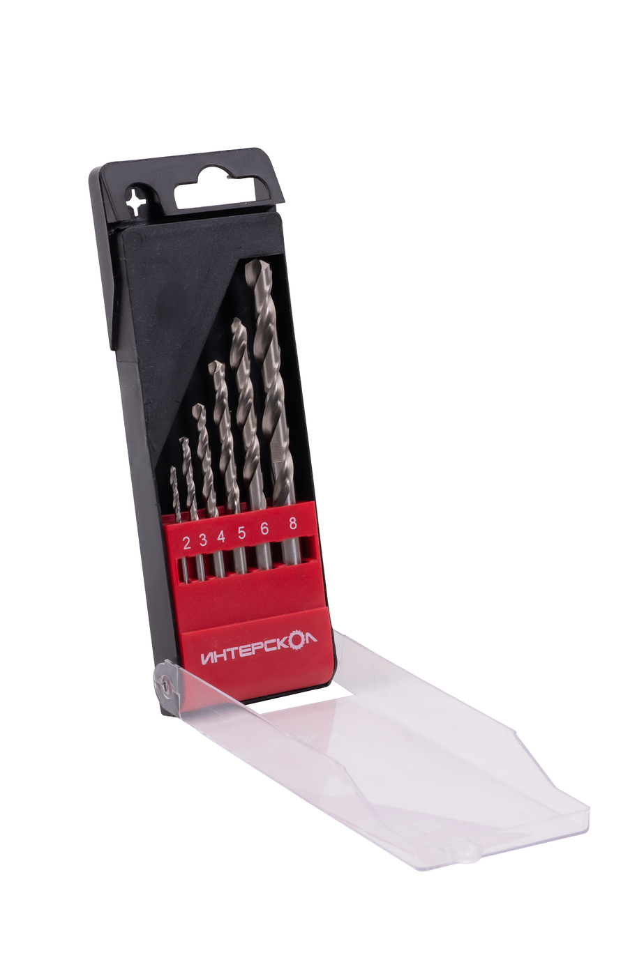 Набор сверл ИНТЕРСКОЛ по быстрорежущей стали, 2-8 мм, 6 шт. (18101.006)