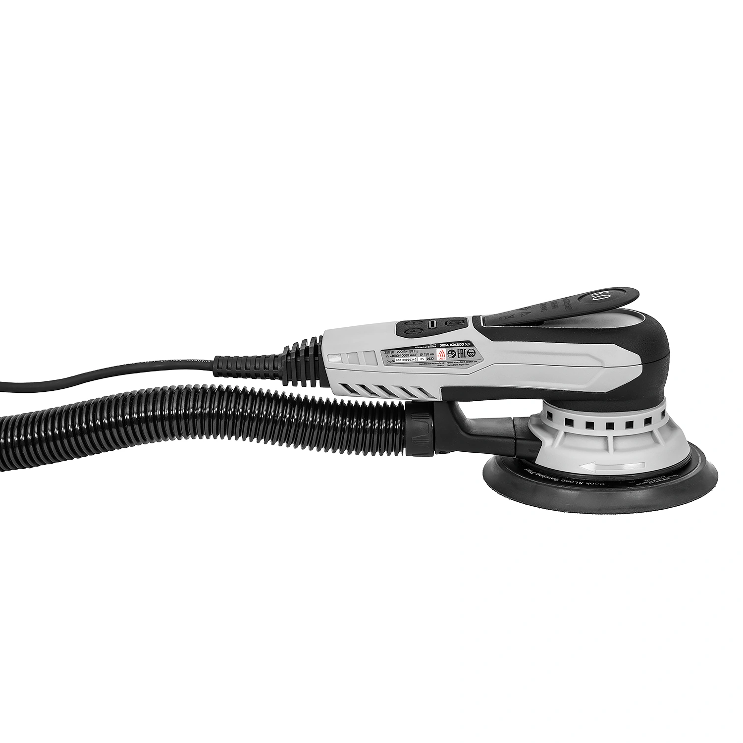 Эксцентриковая шлифмашина ИНТЕРСКОЛ ЭШМ-150/350Э 5.0, 350 Вт, 150 мм, 10000 об/мин (800.1.0.70)