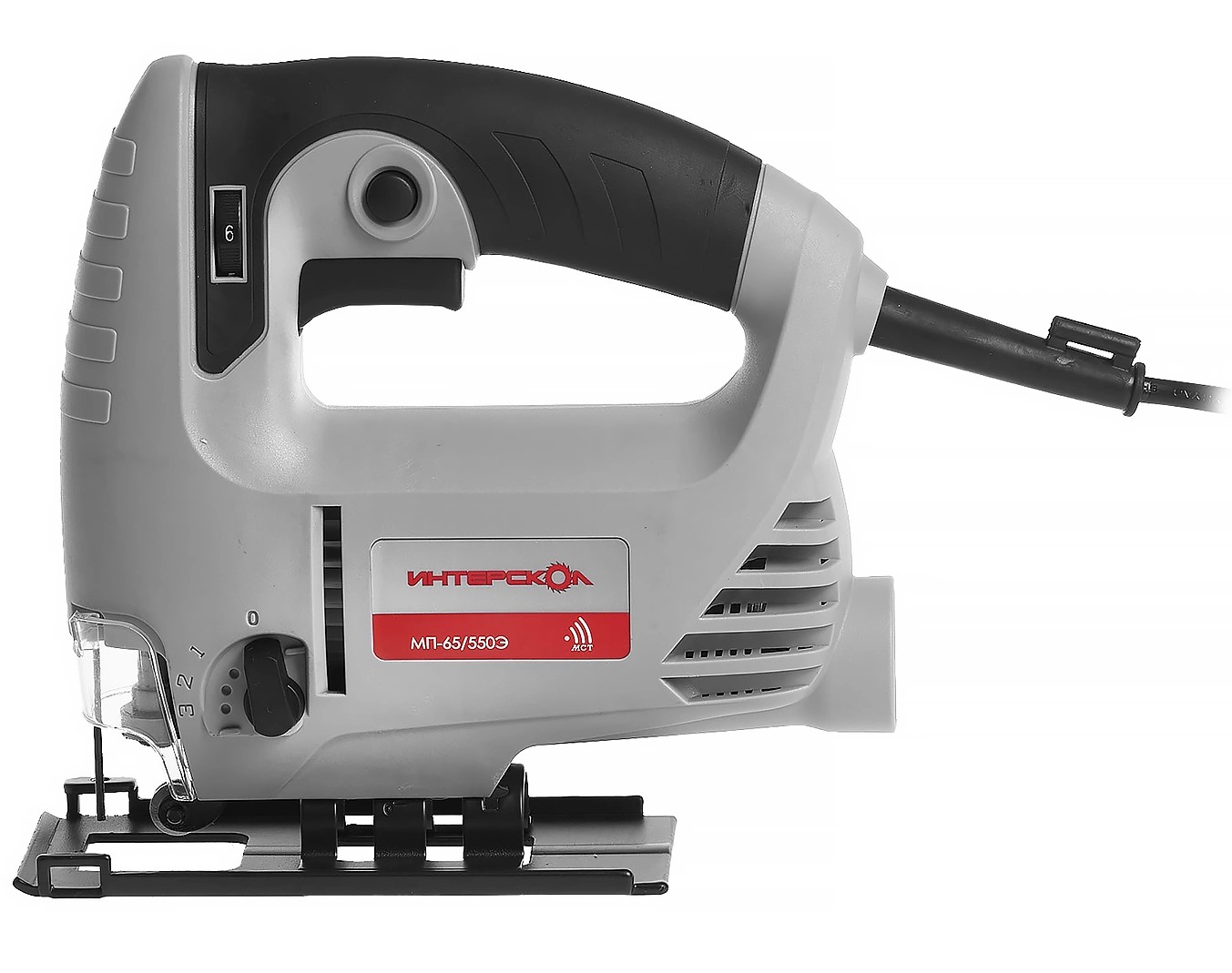 Лобзик ИНТЕРСКОЛ МП-65/550Э, 550 Вт, 3000 ход/мин, 65 мм (101.1.1.00)
