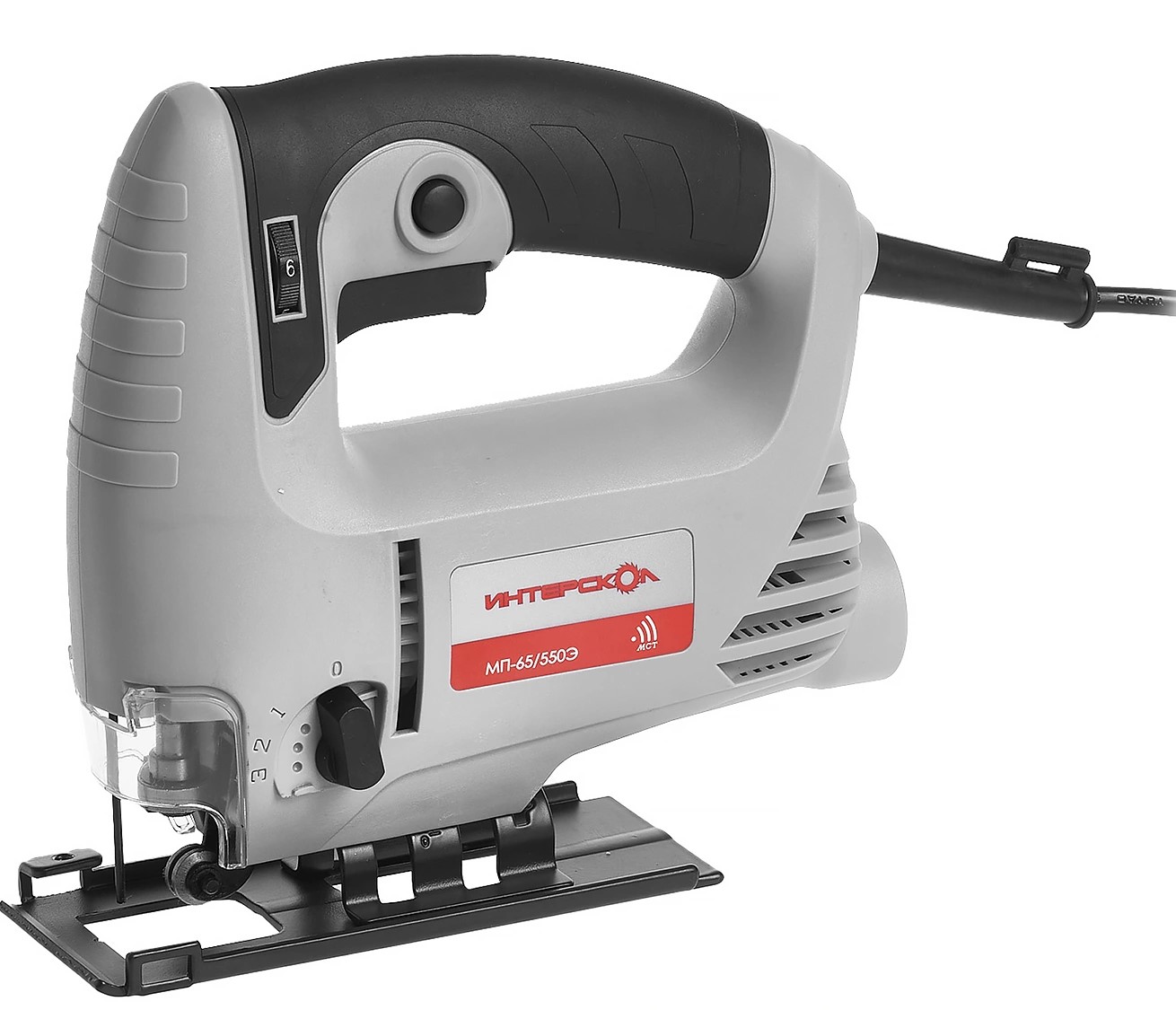 Лобзик ИНТЕРСКОЛ МП-65/550Э, 550 Вт, 3000 ход/мин, 65 мм (101.1.1.00)