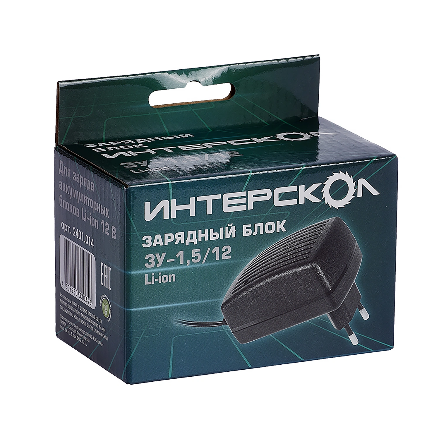 Зарядное устройство ИНТЕРСКОЛ ЗУ-1,5/12, 12 В, 1.5 А (2401.014)