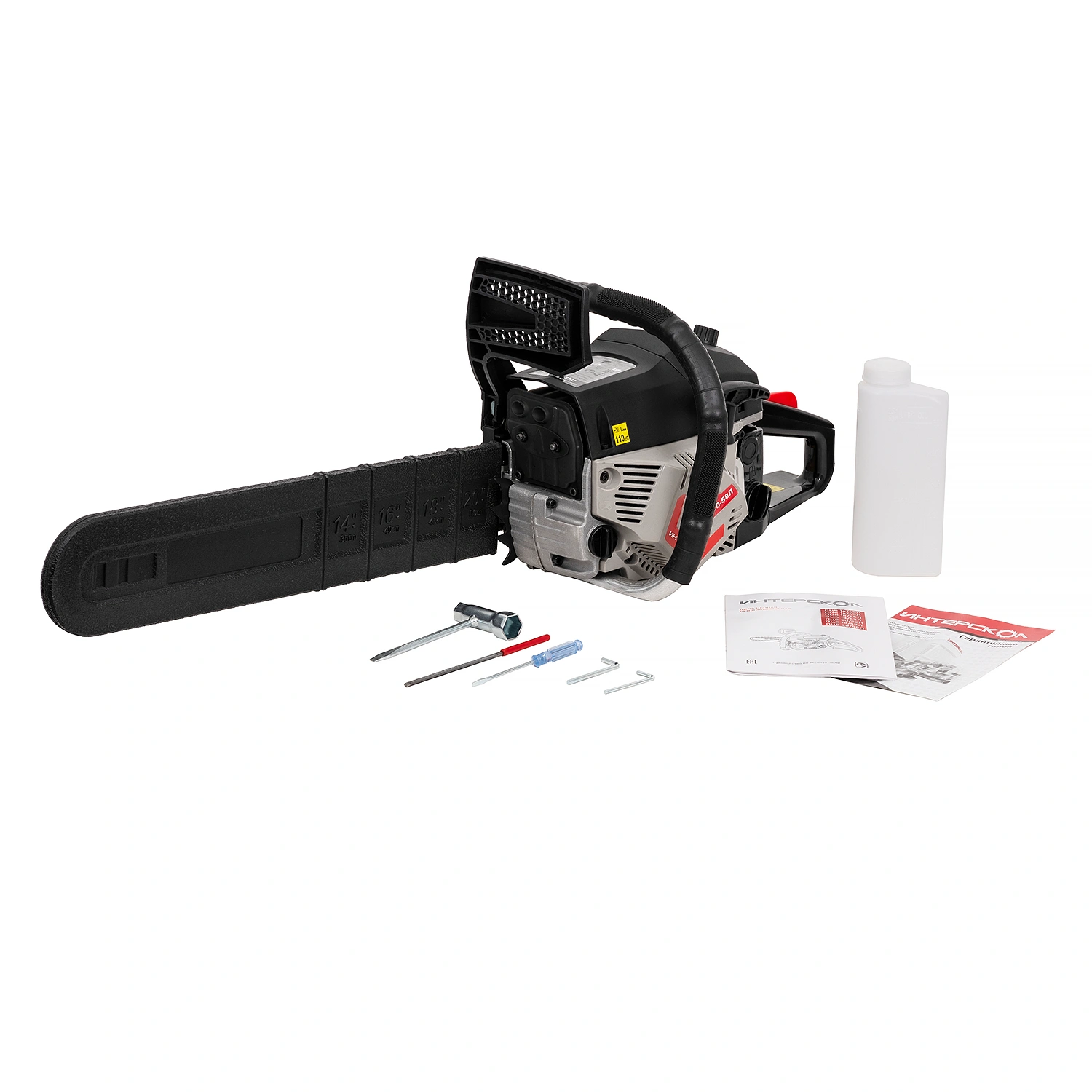 Цепная пила ИНТЕРСКОЛ ПЦБ-20/52Л, 2.4 кВт, 50 см (846.0.0.40)