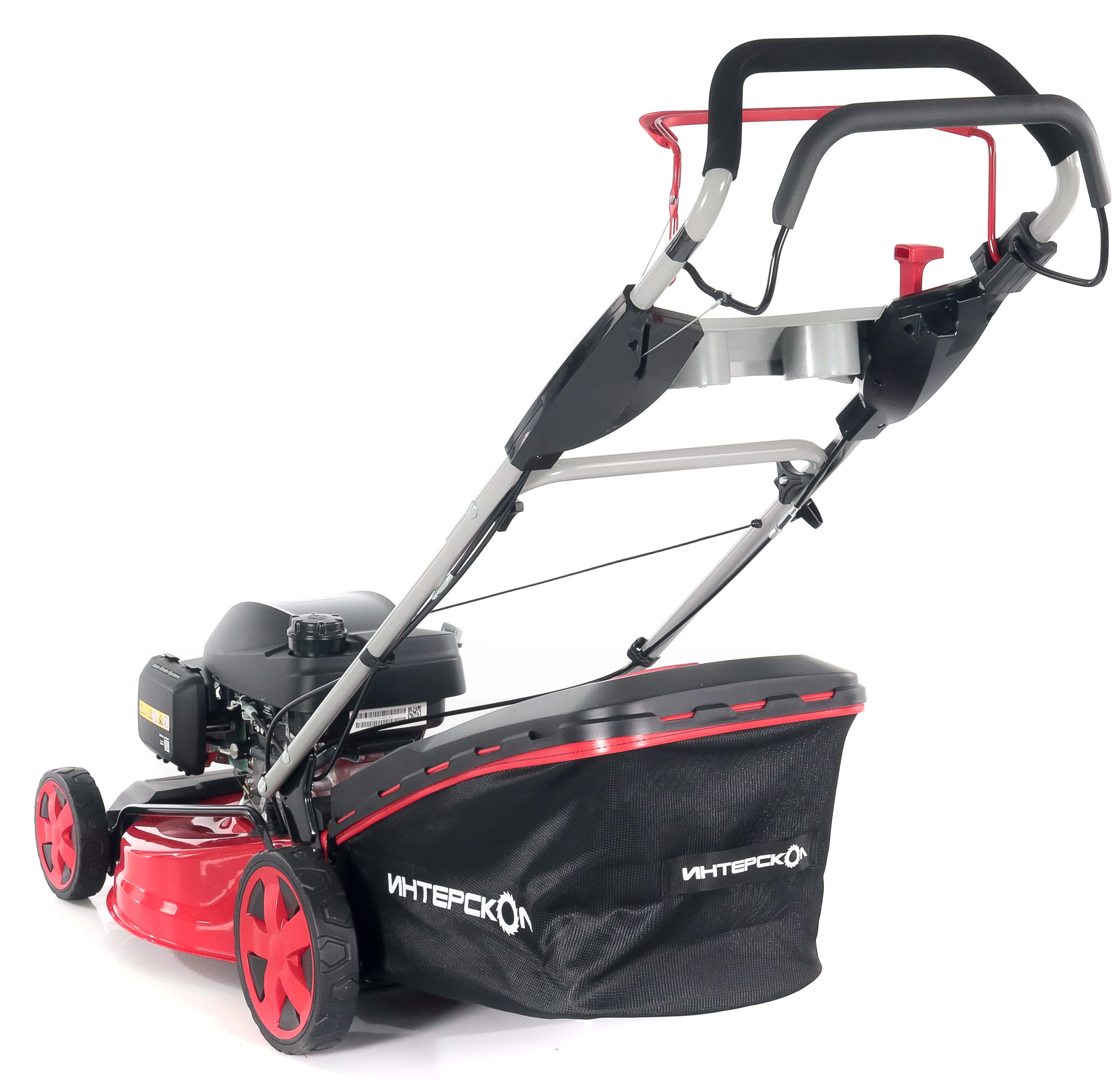 Бензиновая газонокосилка ИНТЕРСКОЛ ГБ-51/170ВХ, 4.6 л.с., 170 см³, 3000 об/мин, 60 л (934.0.0.70)