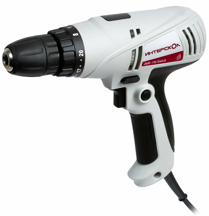 Дрель-шуруповерт ИНТЕРСКОЛ Ш-700ЭР, 701 Вт, 4000 об/мин (39.1.0.10)