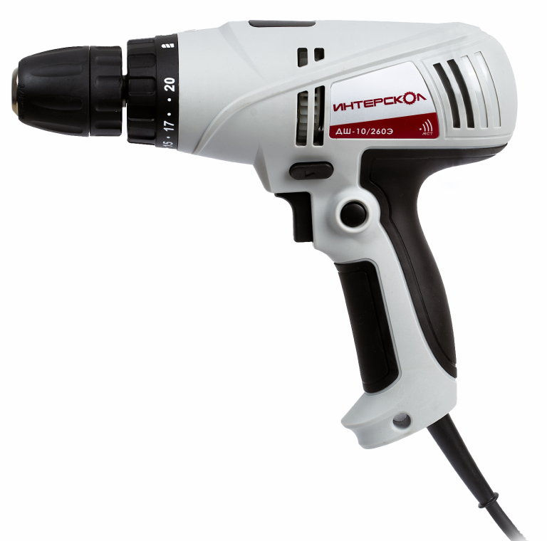 Дрель-шуруповерт ИНТЕРСКОЛ Ш-700ЭР, 701 Вт, 4000 об/мин (39.1.0.10)