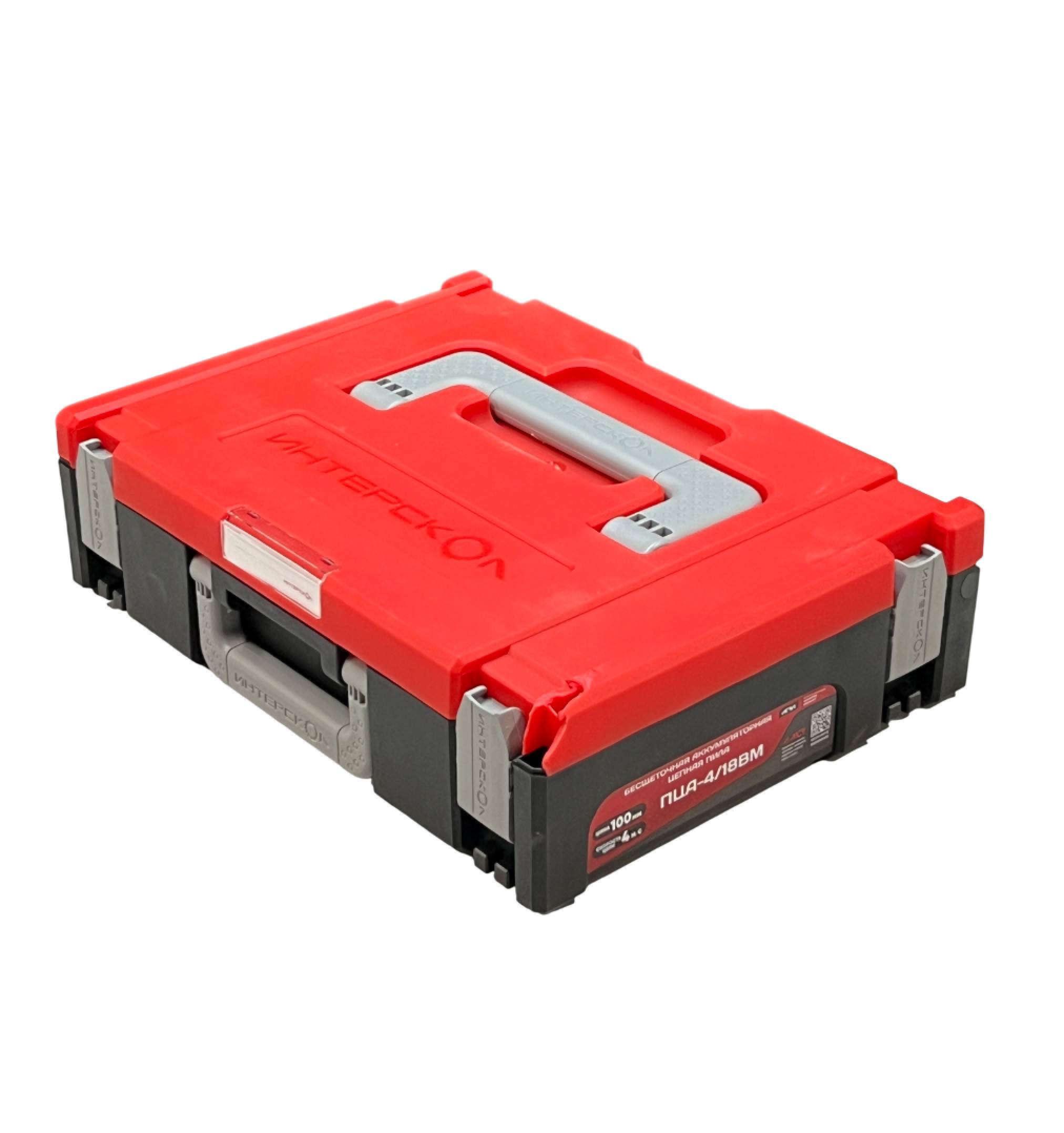 Аккумуляторная цепная пила ИНТЕРСКОЛ ПЦА-4 МультиМАКС18, 18 В, 10 см, (УЦЕНЕННЫЙ ТОВАР) (755.1.3.47/U)