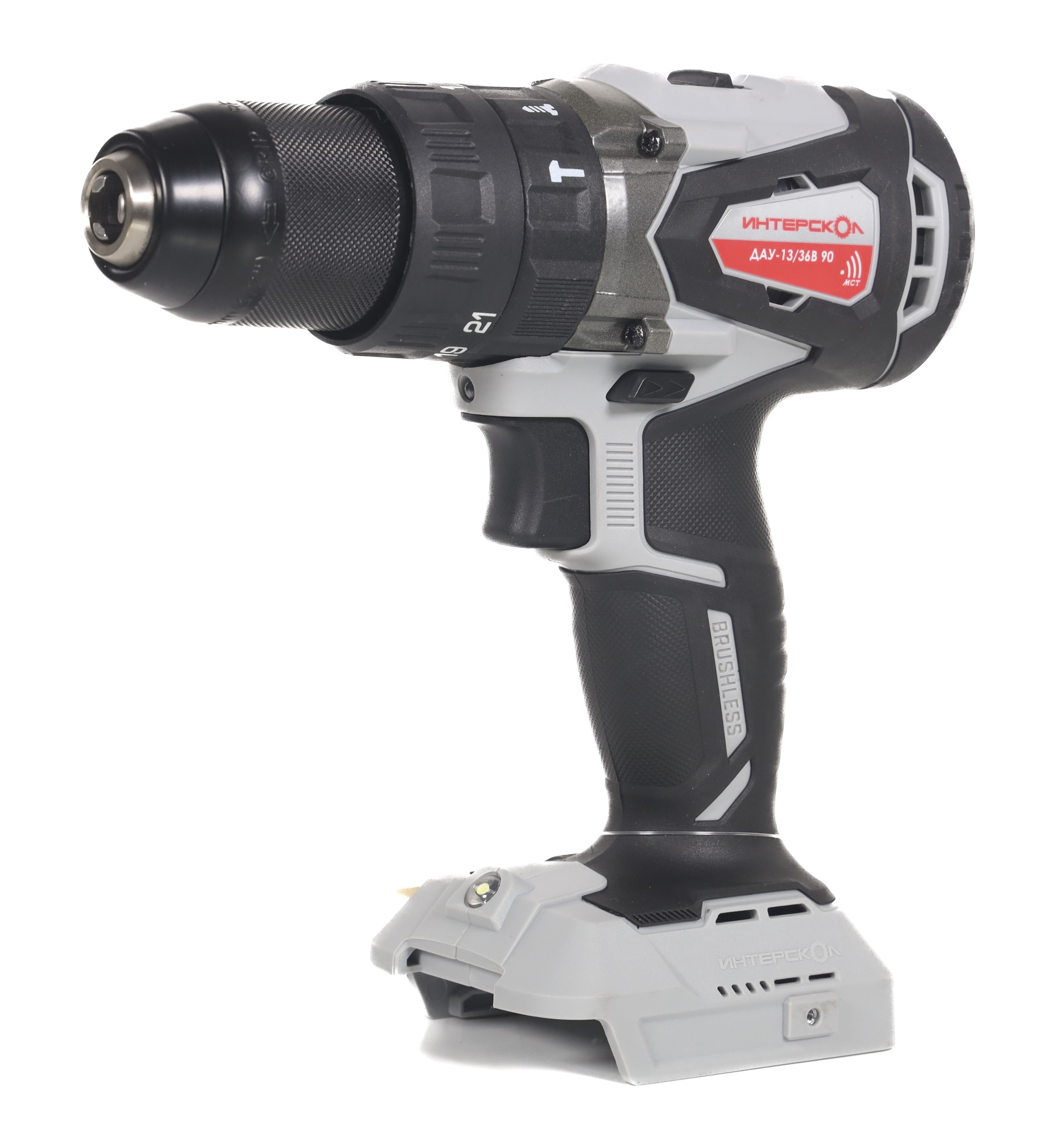 Аккумуляторная ударная дрель-шуруповерт ИНТЕРСКОЛ ДАУ-13/36В 90, 36 В, 2000 об/мин, 30000 уд/мин, без АКБ и ЗУ (860.0.0.70)