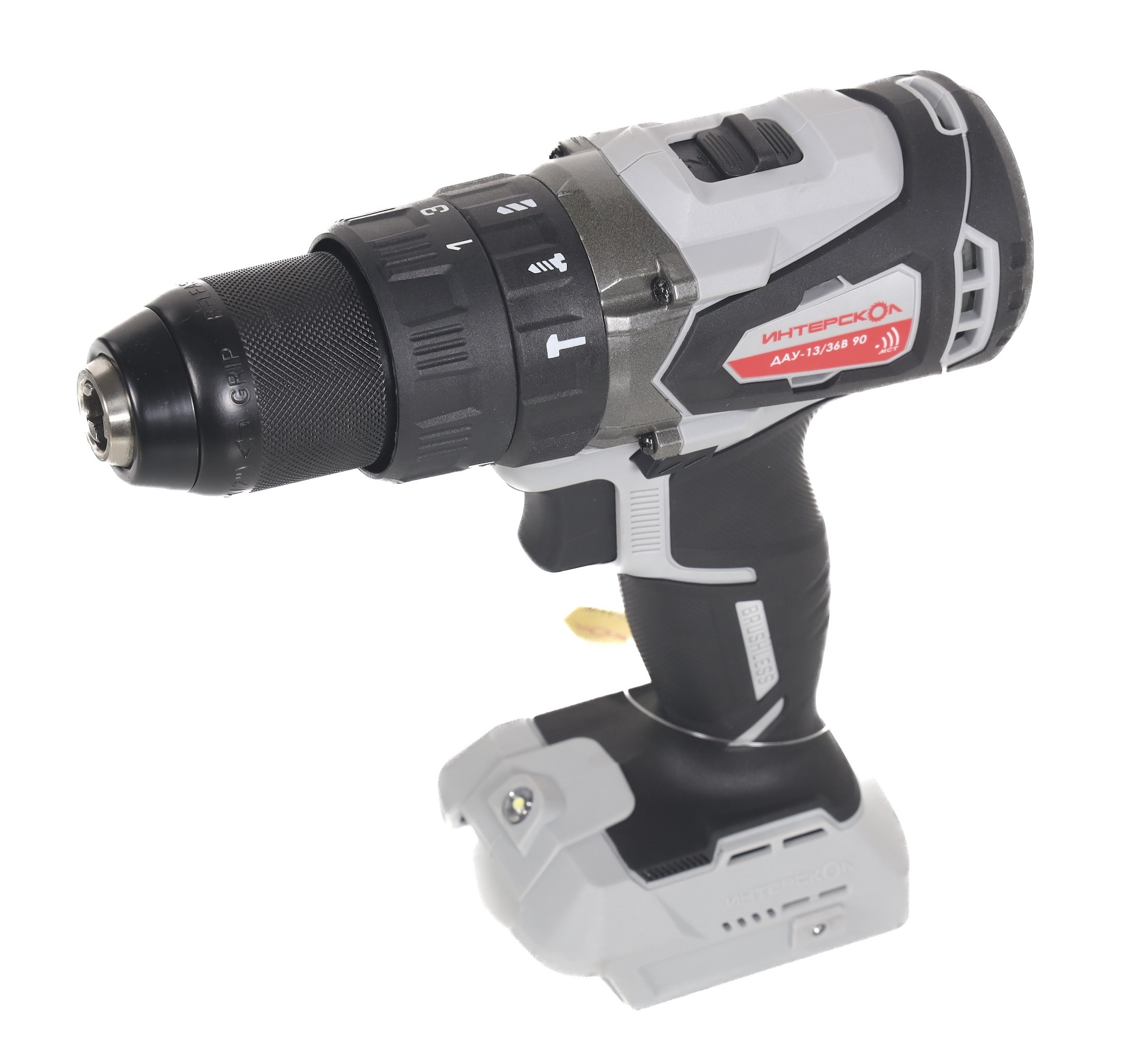 Аккумуляторная ударная дрель-шуруповерт ИНТЕРСКОЛ ДАУ-13/36В 90, 36 В, 2000 об/мин, 30000 уд/мин, без АКБ и ЗУ (860.0.0.70)