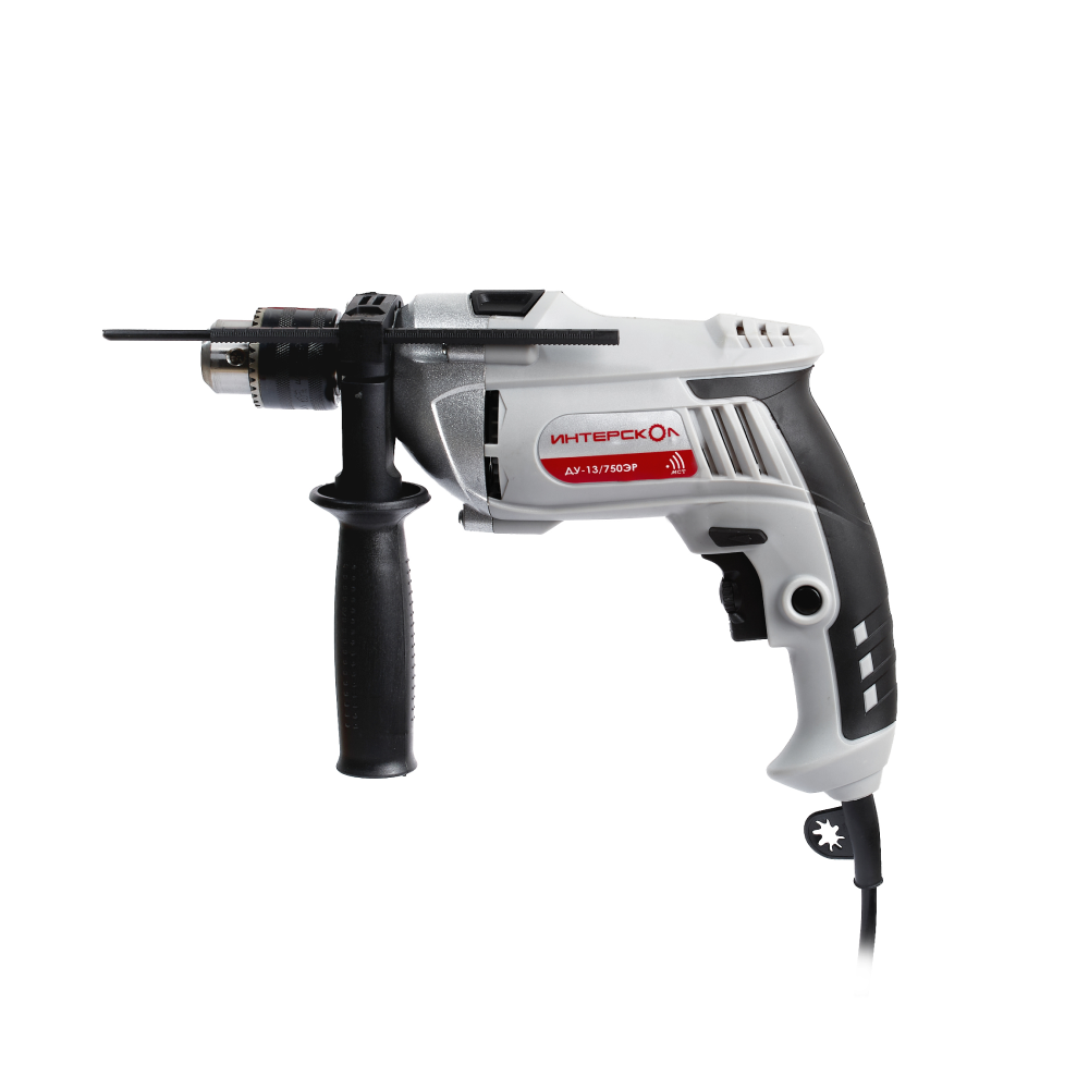 Купить Интерскол 546.1.0.00 ударная дрель ДУ-13/750ЭР, 750 Вт, 2800 об ...