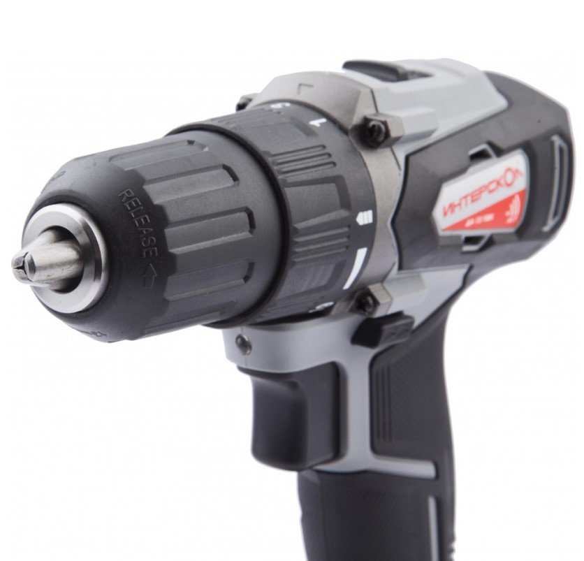 Аккумуляторная дрель-шуруповерт ИНТЕРСКОЛ ДА-13/18ВК 45, 18 В, 1700 об/мин, без АКБ и ЗУ, в кейсе (575.0.0.70)