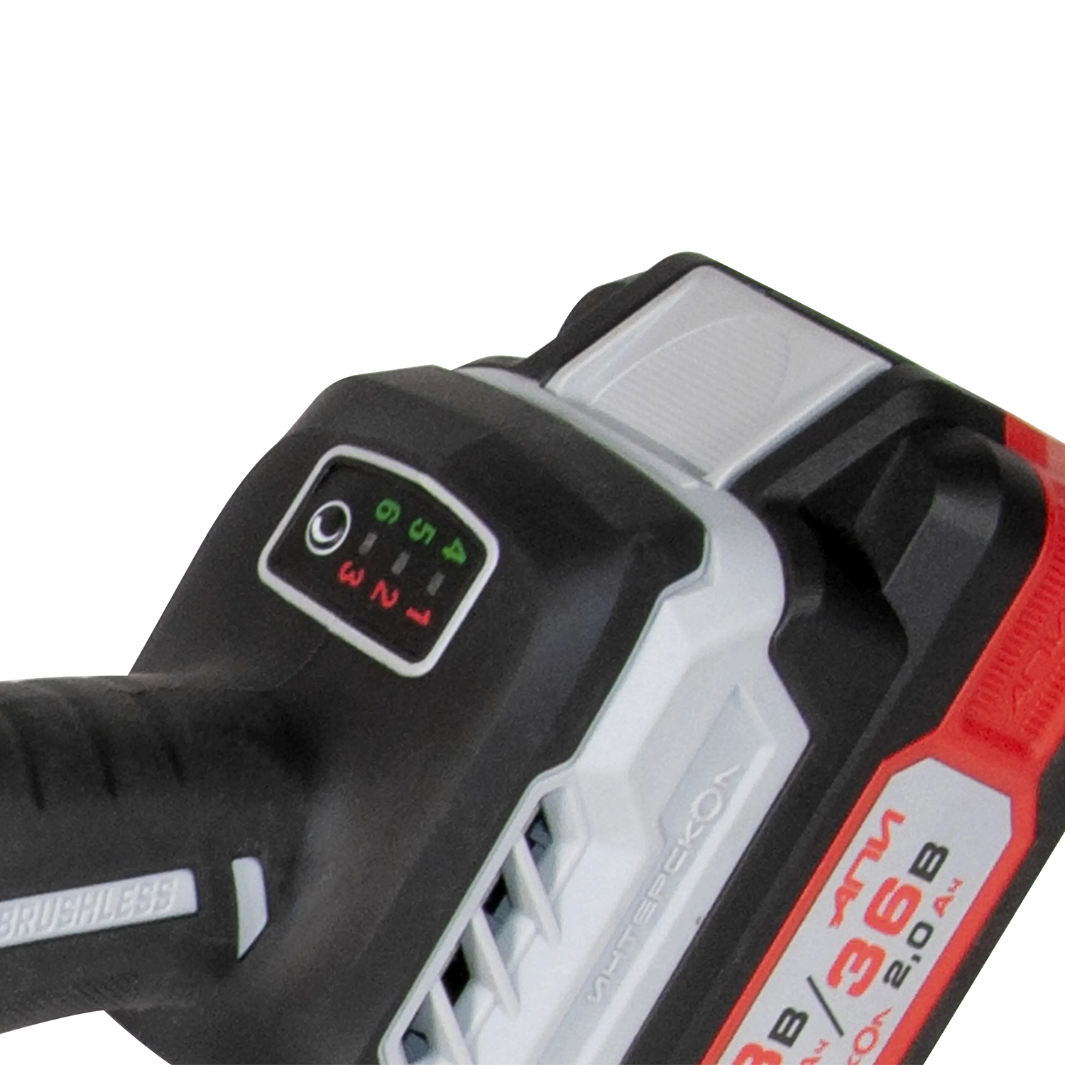 Угловая шлифмашина ИНТЕРСКОЛ УШМ-150/36ВМЭ, 36 В, 150 мм, 8500 об/мин, с 2 АКБ 2 Ач и ЗУ, в кейсе (958.2.2.70)