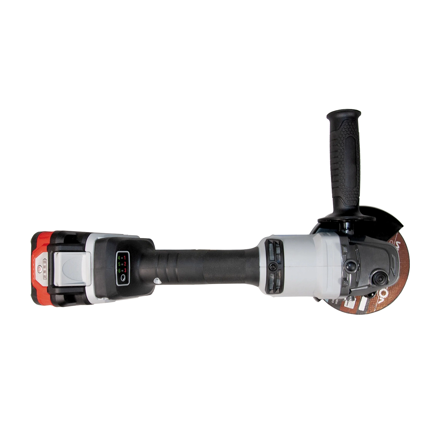 Угловая шлифмашина ИНТЕРСКОЛ УШМ-150/36ВМЭ, 36 В, 150 мм, 8500 об/мин, с 2 АКБ 2 Ач и ЗУ, в кейсе (958.2.2.70)