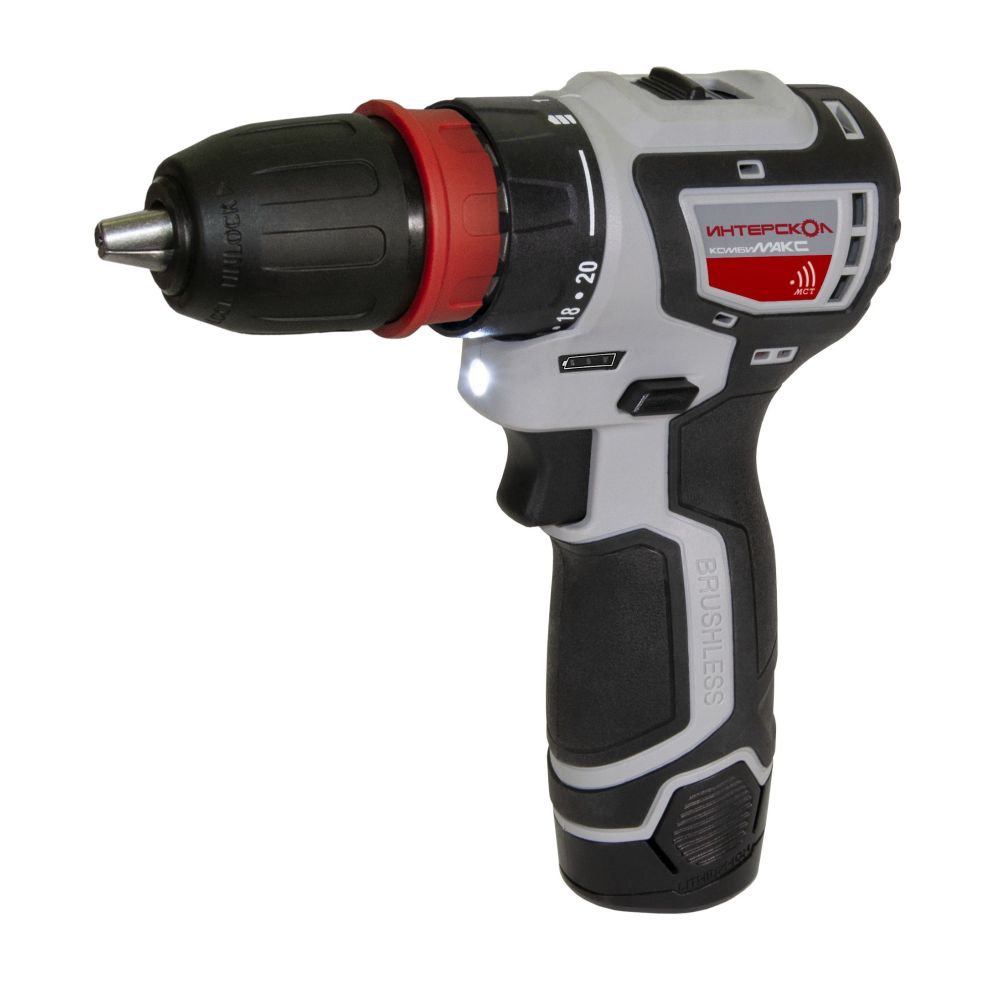 Набор аккумуляторного инструмента ИНТЕРСКОЛ 12 В: дрель-шуруповерт ДА-10/12В 36 + шуруповерт ШАУ-220/12ВЭ + 4 бура, с 2 АКБ 2 Ач и ЗУ