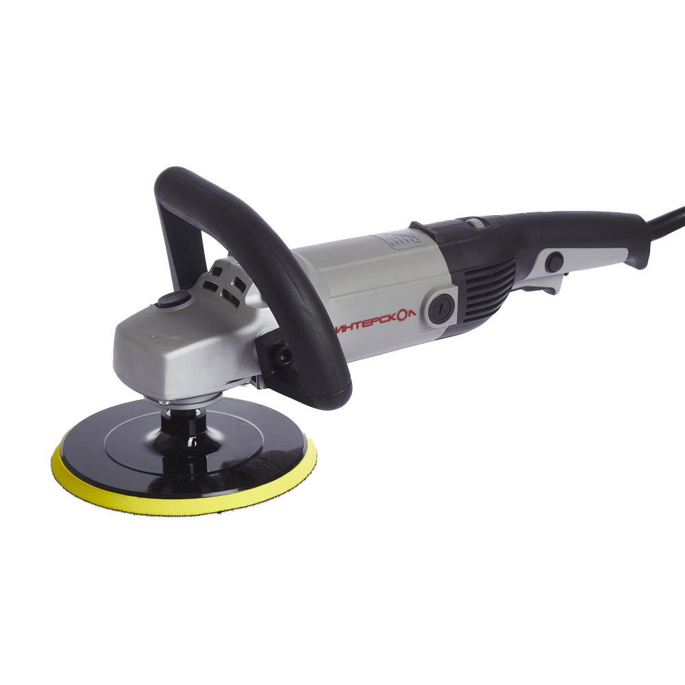 Угловая полировальная машина ИНТЕРСКОЛ УПМ-180/1300ЭМ, 1300 Вт, 180 мм, 2200 об/мин (180.1.1.00)