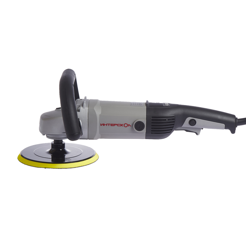 Угловая полировальная машина ИНТЕРСКОЛ УПМ-180/1300ЭМ, 1300 Вт, 180 мм, 2200 об/мин (180.1.1.00)