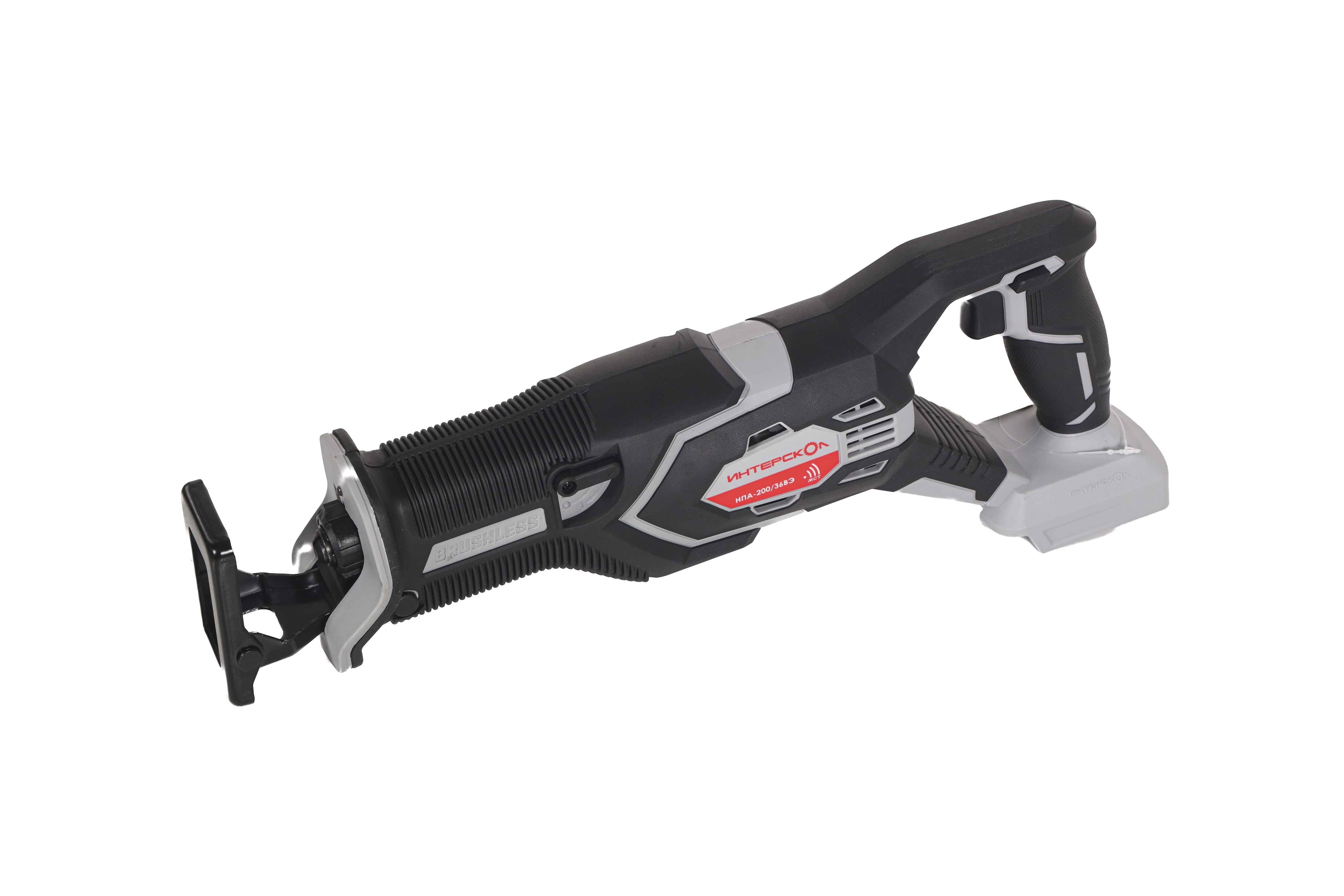 Аккумуляторная сабельная пила ИНТЕРСКОЛ НПА-200/36ВЭ, 36 В, 3000 ход/мин, 26 мм, без АКБ и ЗУ (818.0.0.70)