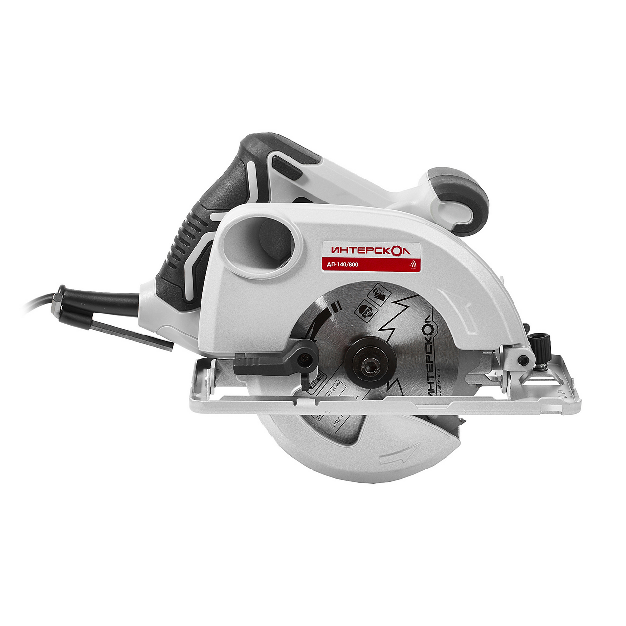 Дисковая (циркулярная) пила ИНТЕРСКОЛ ДП-140/800, 800 Вт, 140 мм, 5000 об/мин, 550.1.0.70