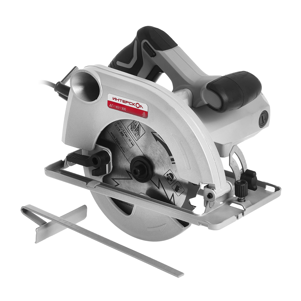 Дисковая (циркулярная) пила ИНТЕРСКОЛ ДП-165/1300,  1300 Вт, 165 мм, 6000 об/мин, 551.1.0.70