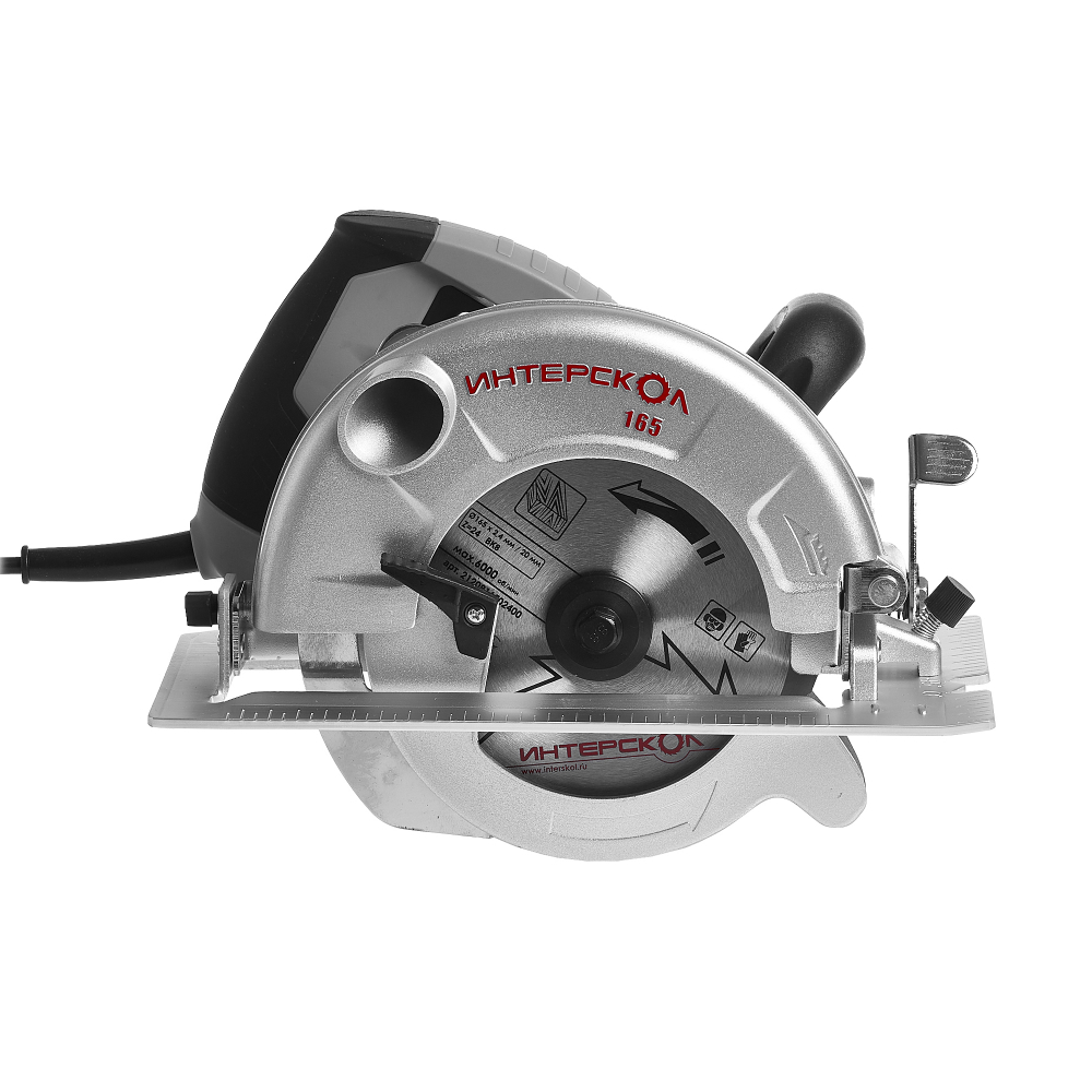 Пила циркулярная ИНТЕРСКОЛ ДП-165/1200, 1200 Вт, 165 мм, 4700 об/мин (96.1.0.00)