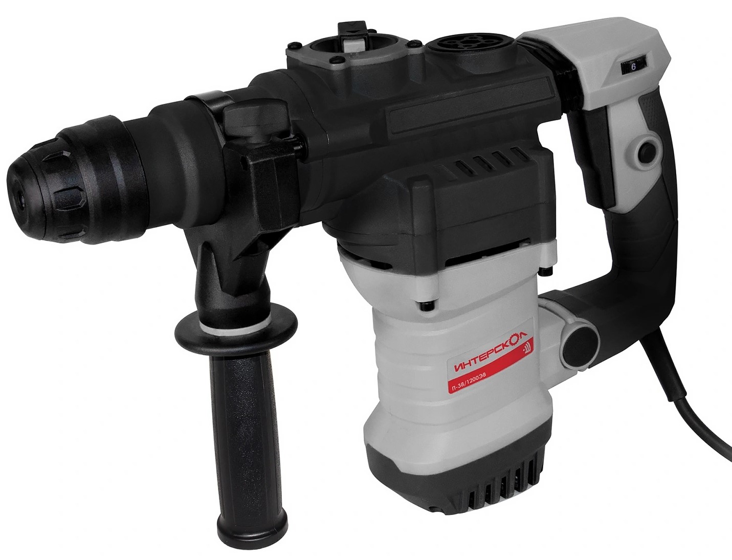 Перфоратор ИНТЕРСКОЛ П-35/1200ЭВ, 1200 Вт, 7 Дж, 5570 уд/мин (734.1.0.70)