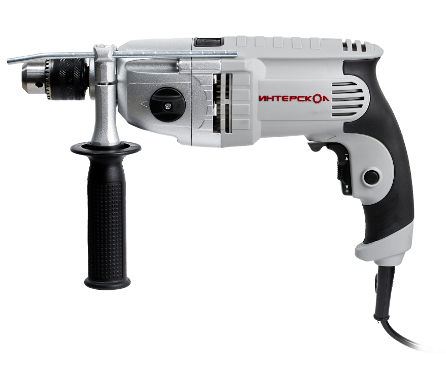 Ударная дрель ИНТЕРСКОЛ ДУ-13/810ЭР, 810 Вт, 2000 об/мин, 32000 уд/мин (150.1.3.00)