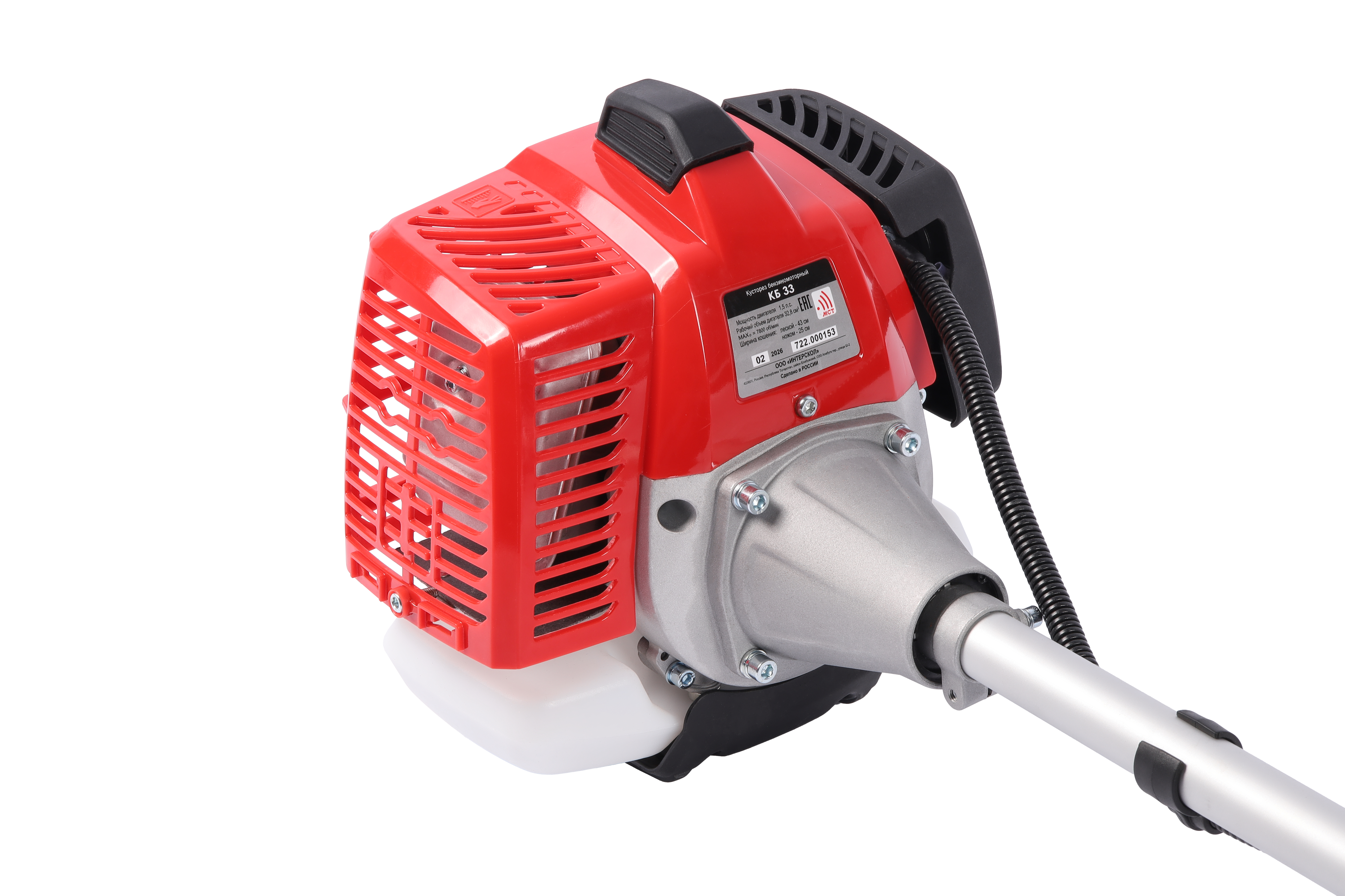 Триммер бензиновый ИНТЕРСКОЛ КБ 33, 1.1 Квт, 9700 об/мин (722.0.0.40)