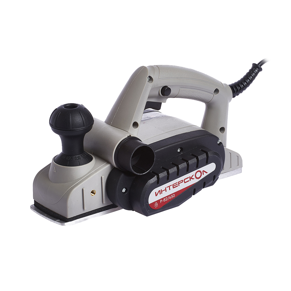 Электрорубанок ИНТЕРСКОЛ Р-82/650, 650 Вт, 16000 об/мин, 82 мм (424.1.0.00)