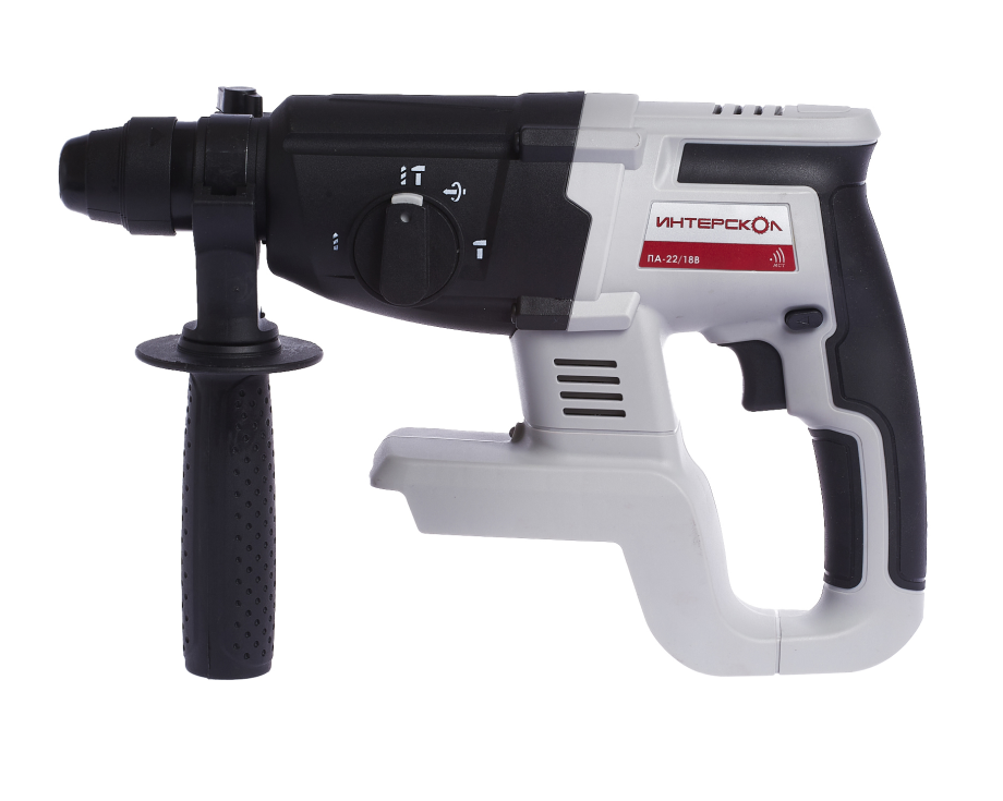 Аккумуляторный перфоратор ИНТЕРСКОЛ ПА-22/18В, 18 В, 1.7 Дж, 4250 уд/мин, с АКБ 4 Ач и ЗУ (649.0.0.70-B4C)