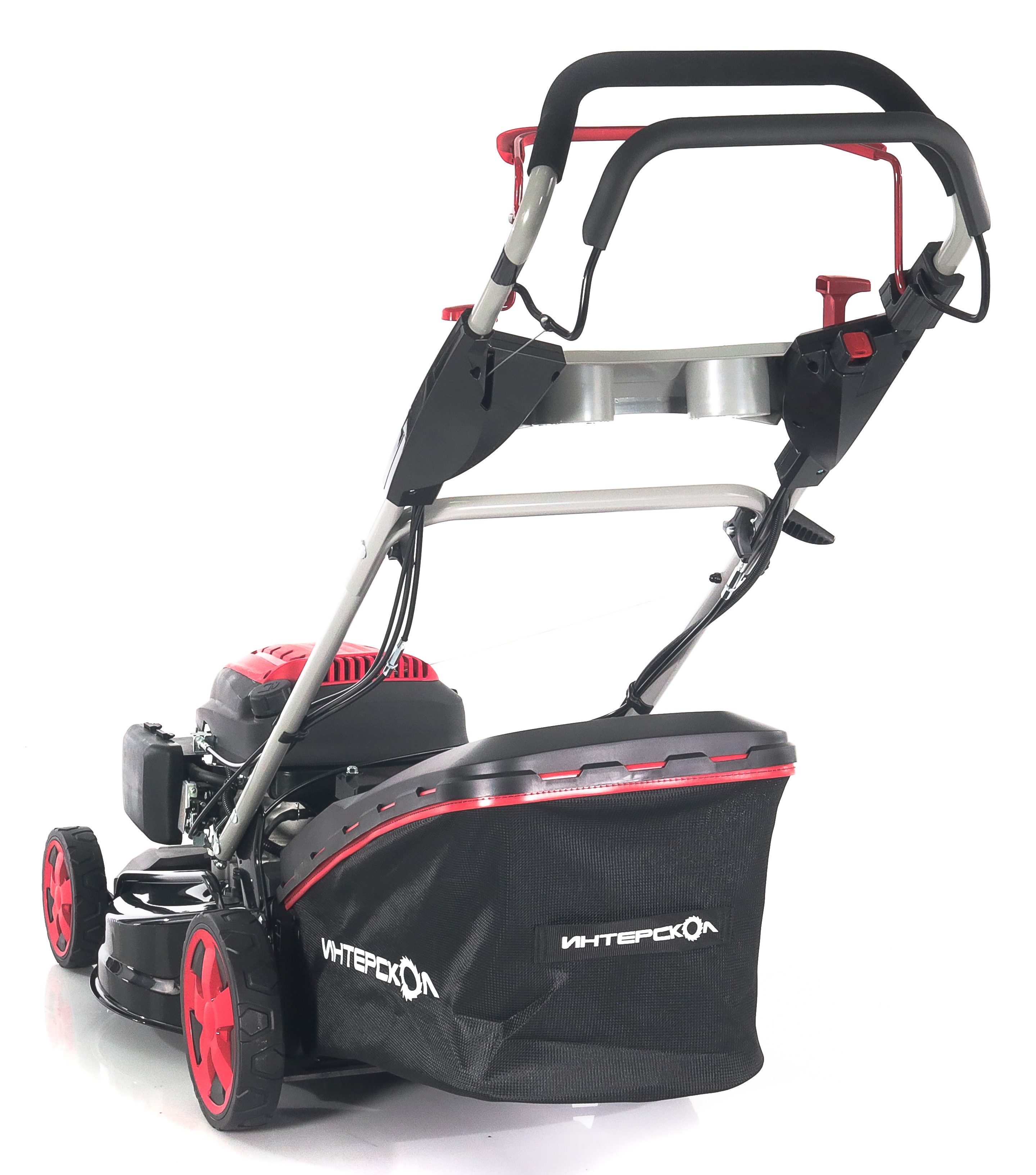 Бензиновая газонокосилка ИНТЕРСКОЛ ГБ-51/196ВЭ, 5.71 л.с., 196 см³, 3000 об/мин, 60 л (932.0.0.70)