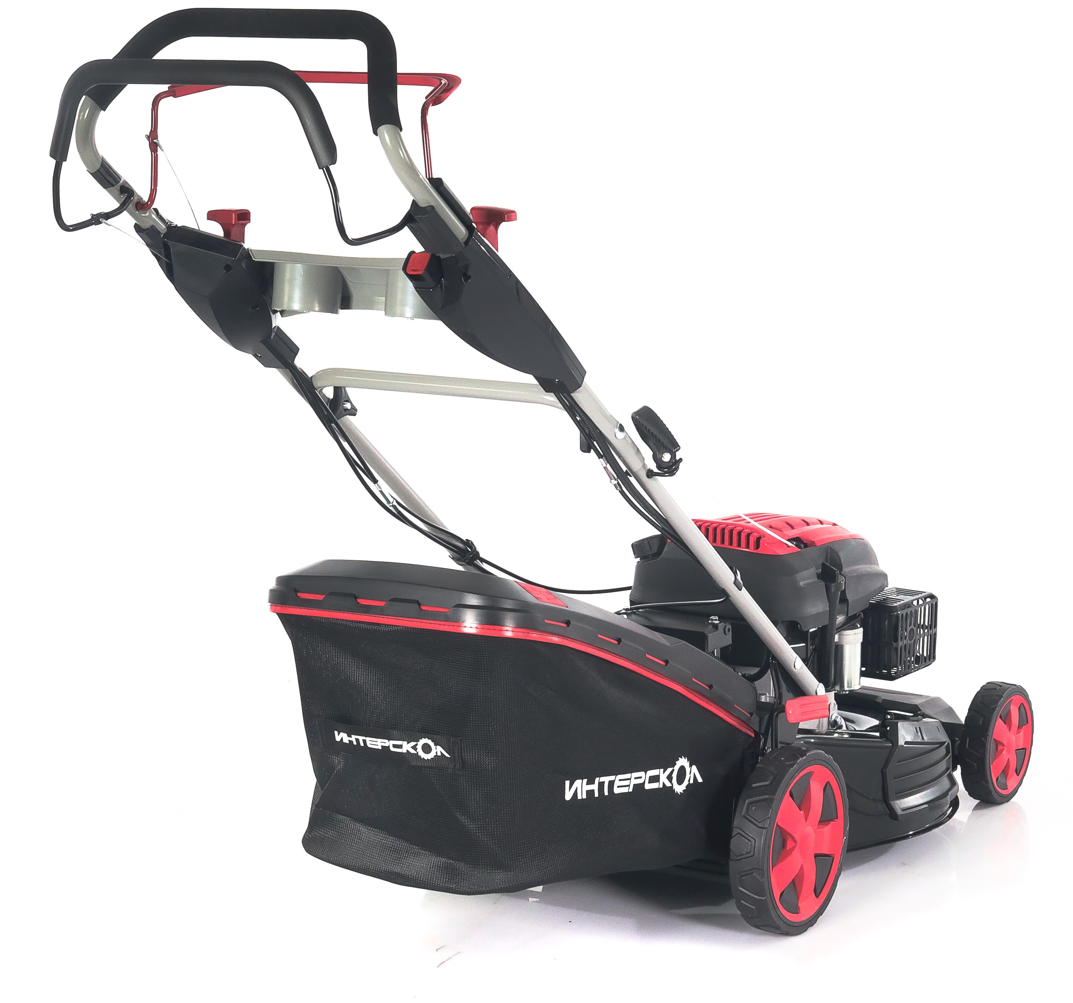 Бензиновая газонокосилка ИНТЕРСКОЛ ГБ-51/196ВЭ, 5.71 л.с., 196 см³, 3000 об/мин, 60 л (932.0.0.70)