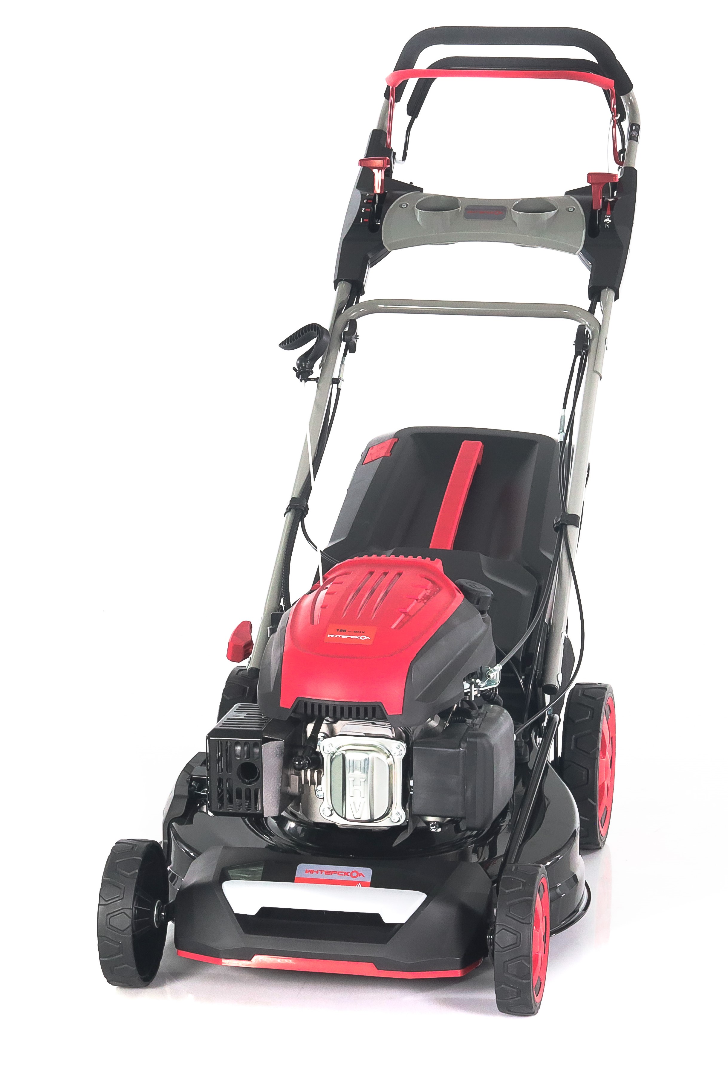 Бензиновая газонокосилка ИНТЕРСКОЛ ГБ-51/196ВЭ, 5.71 л.с., 196 см³, 3000 об/мин, 60 л (932.0.0.70)