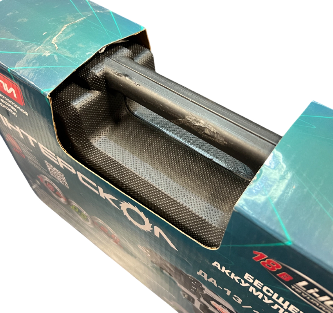 Аккумуляторная дрель-шуруповерт ИНТЕРСКОЛ ДА-13/18ВК 45, 18 В, 1700 об/мин, с 2 АКБ 1.5 Ач и ЗУ, в кейсе (УЦЕНЕННЫЙ ТОВАР) (575.1.2.70/U)