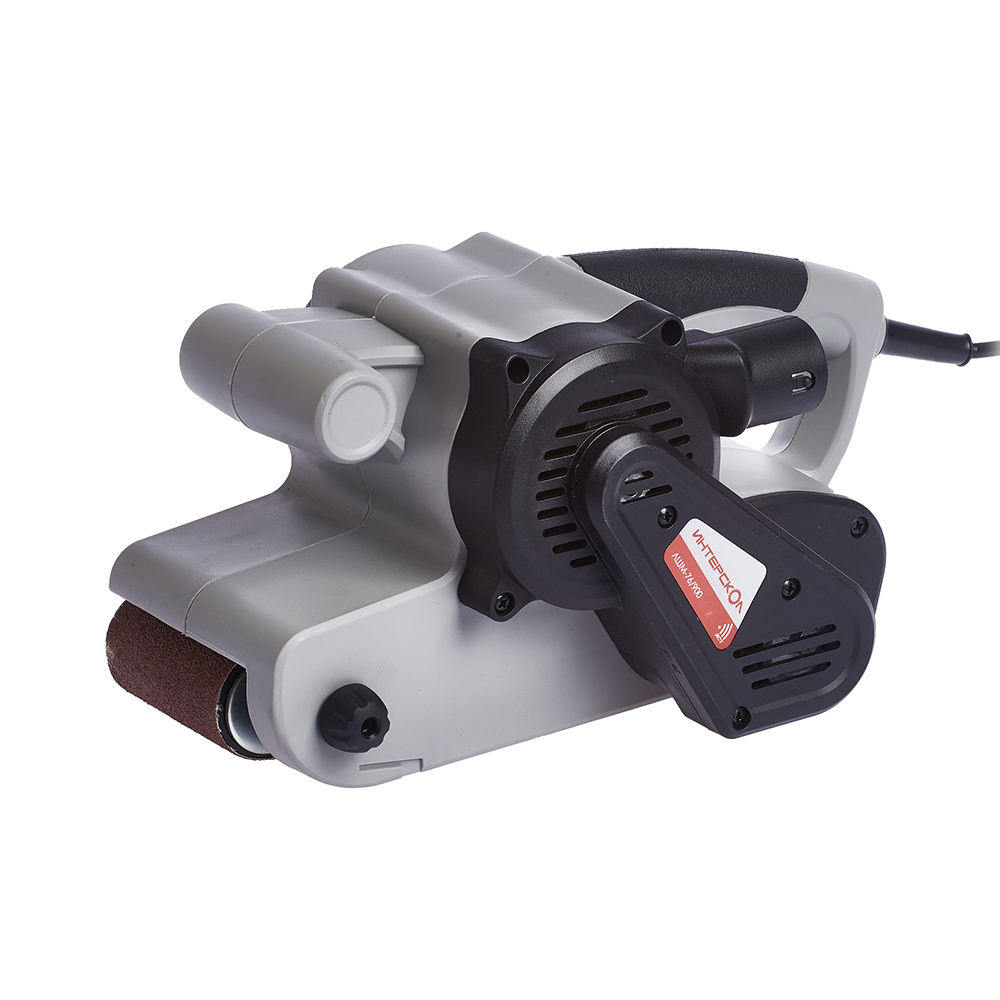 Ленточная шлифмашина ИНТЕРСКОЛ ЛШМ-76/900, 900 Вт, 76х130 мм, 250 м/мин, 16.1.0.00