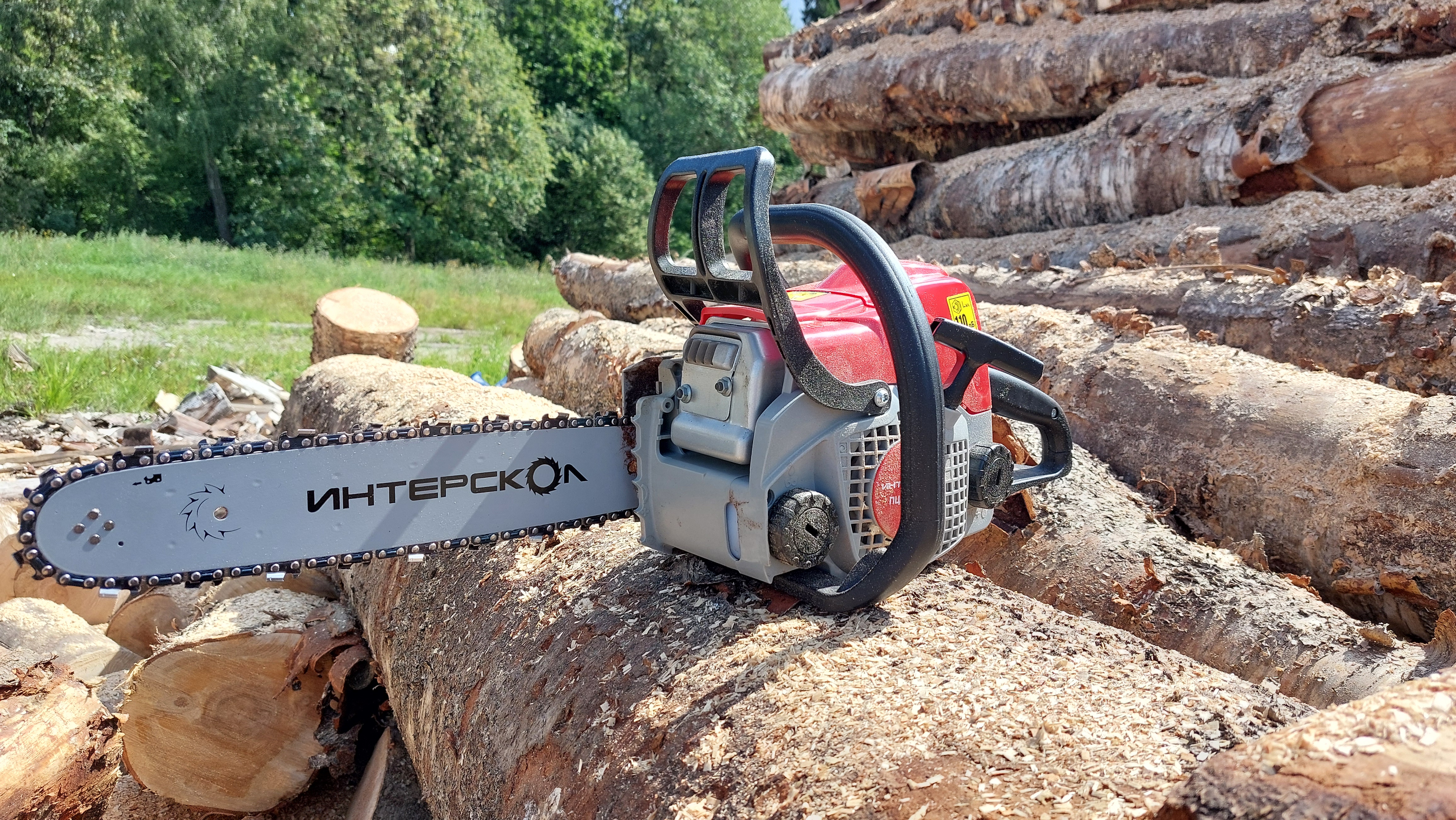 Цепная пила ИНТЕРСКОЛ ПЦБ 180-16, 1.5 кВт, 40 см (876.0.0.40)