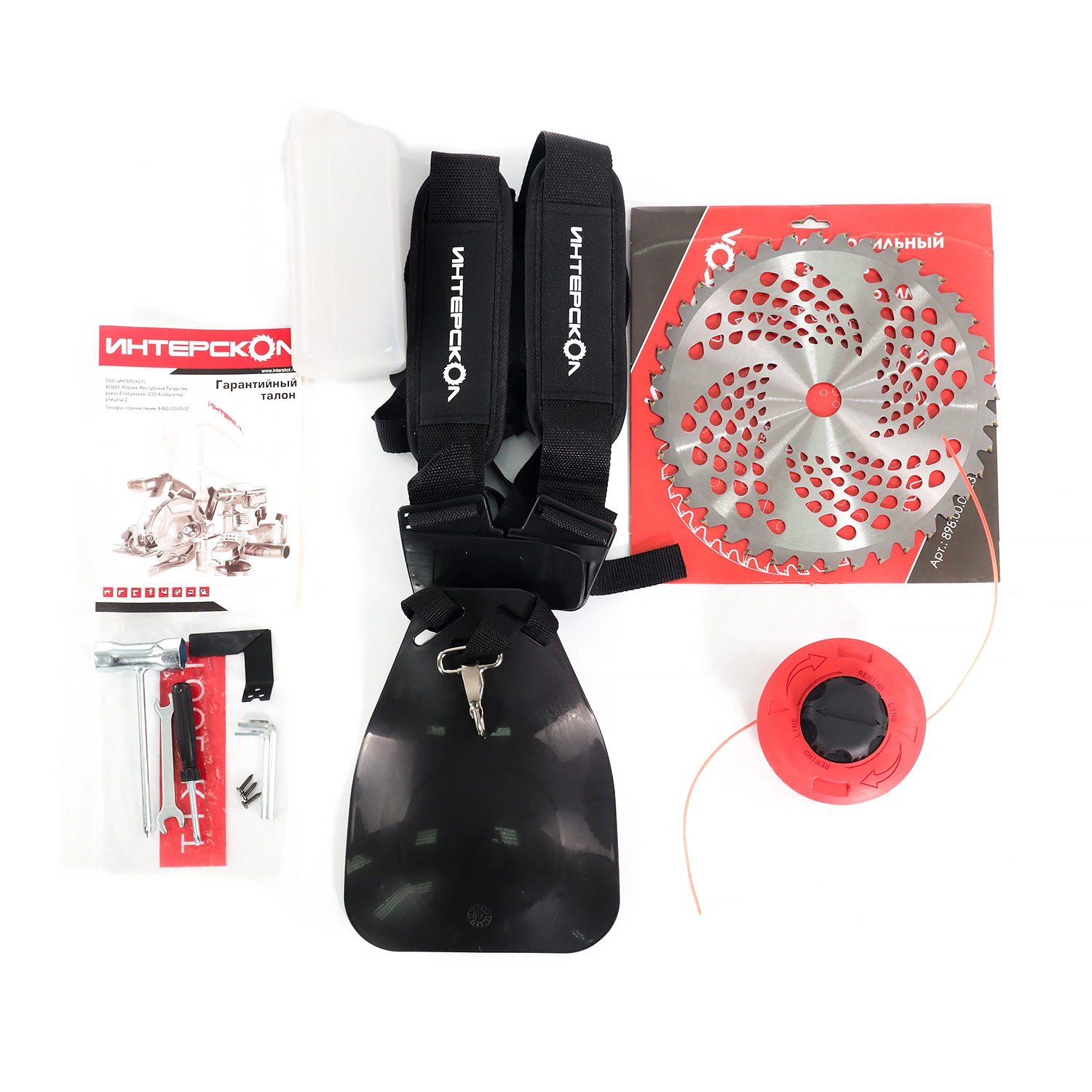 Кусторез бензиновый ИНТЕРСКОЛ КБ-44/43РВ, 1.4 кВт, 25.4 см, 7500 ход/мин (898.0.0.70)