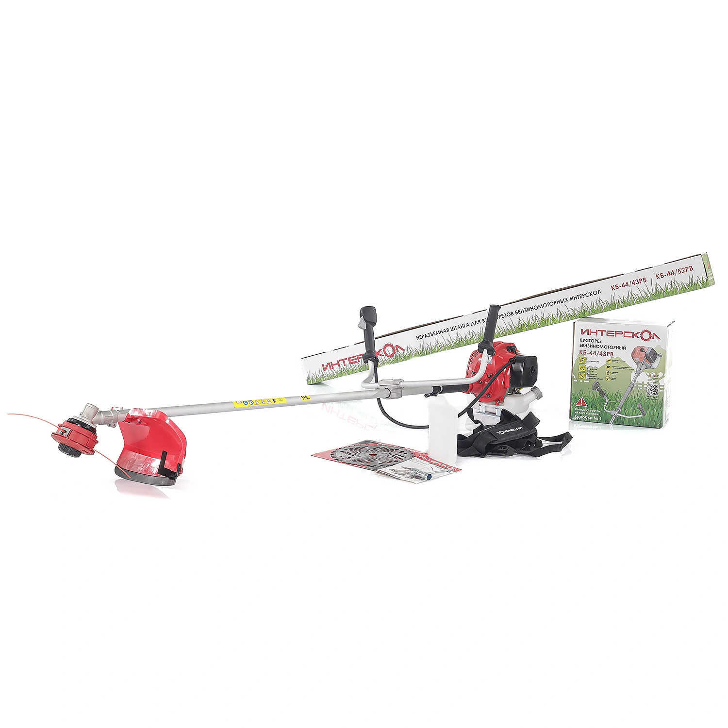 Кусторез бензиновый ИНТЕРСКОЛ КБ-44/43РВ, 1.4 кВт, 25.4 см, 7500 ход/мин (898.0.0.70)