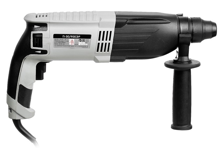 Перфоратор ИНТЕРСКОЛ П-30/900ЭР, 900 Вт, 3.3 Дж, 5100 уд/мин, кейс (86.1.0.00)