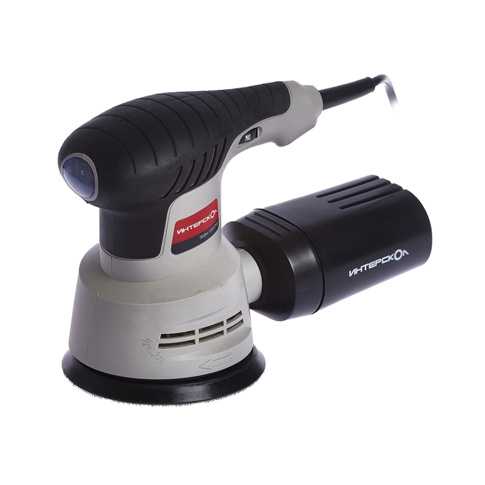 Эксцентриковая шлифмашина ИНТЕРСКОЛ ЭШМ-125/270Э, 270 Вт, 125 мм, 24000 кол/мин (1040900100)