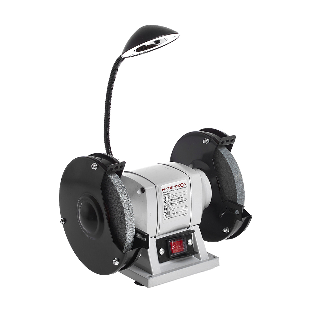 Заточная машина ИНТЕРСКОЛ Т-150/150, 150 Вт, 150 мм, 2950 об/мин, 591.1.0.00