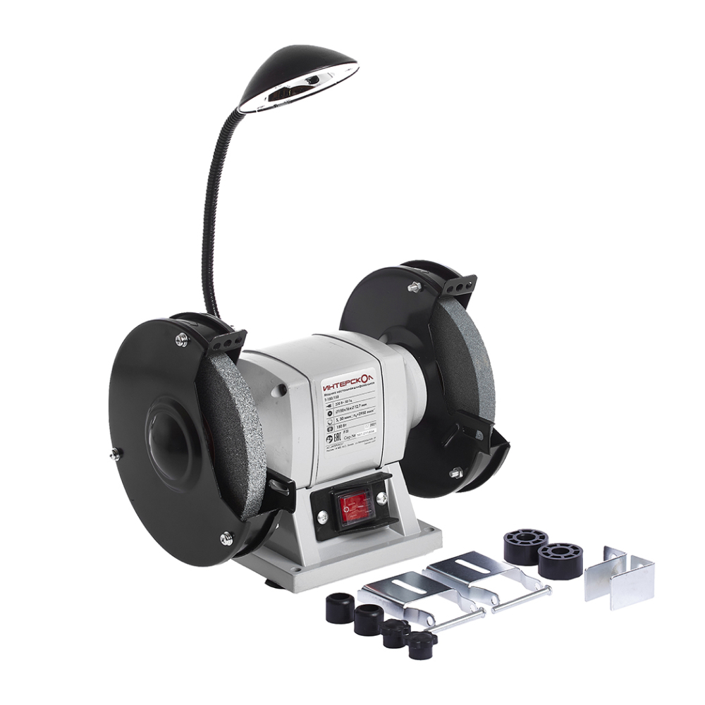 Заточная машина ИНТЕРСКОЛ Т-150/150, 150 Вт, 150 мм, 2950 об/мин, 591.1.0.00